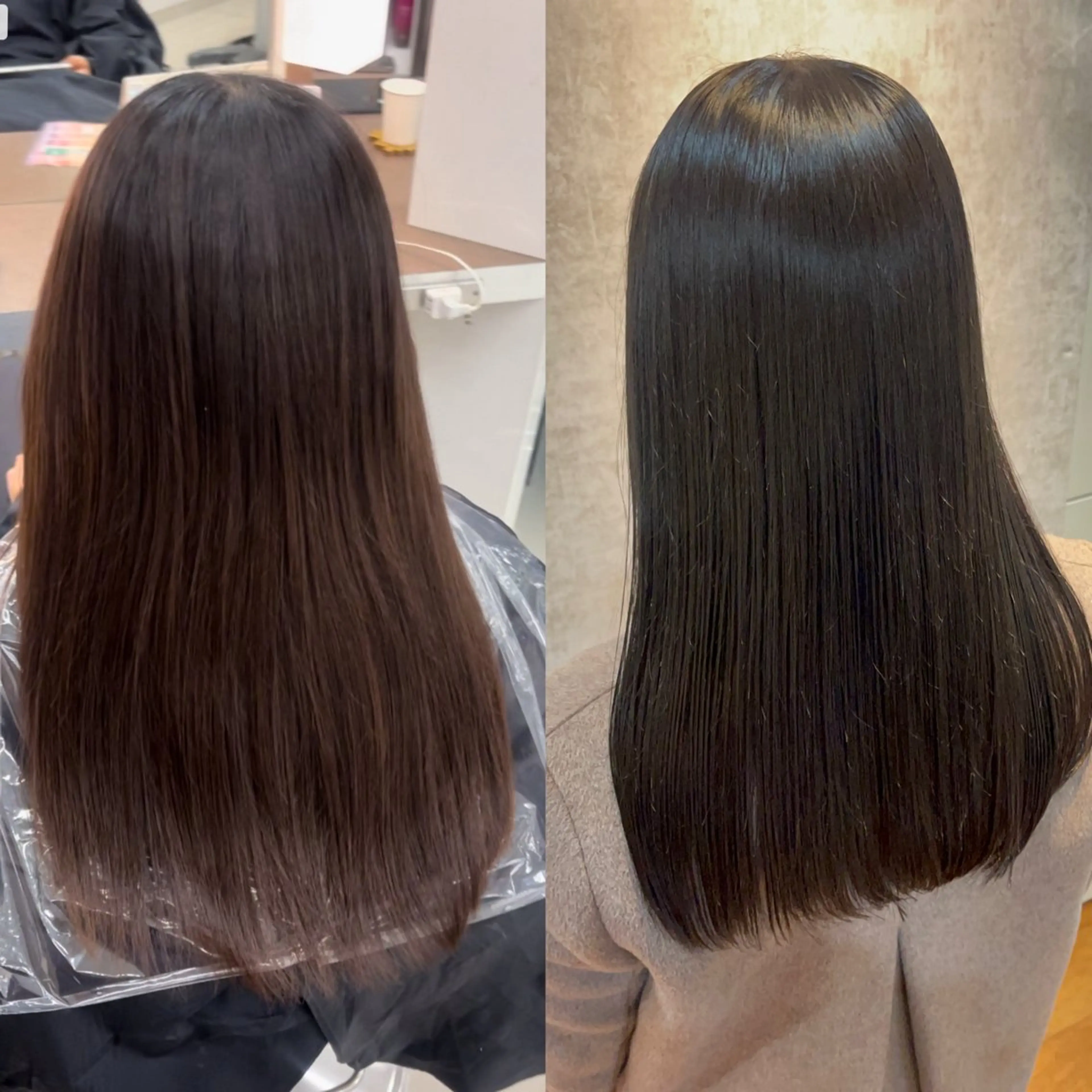 ロング カラー 羽エクステ/シール エクステ/横浜駅5分のヘアスタイル