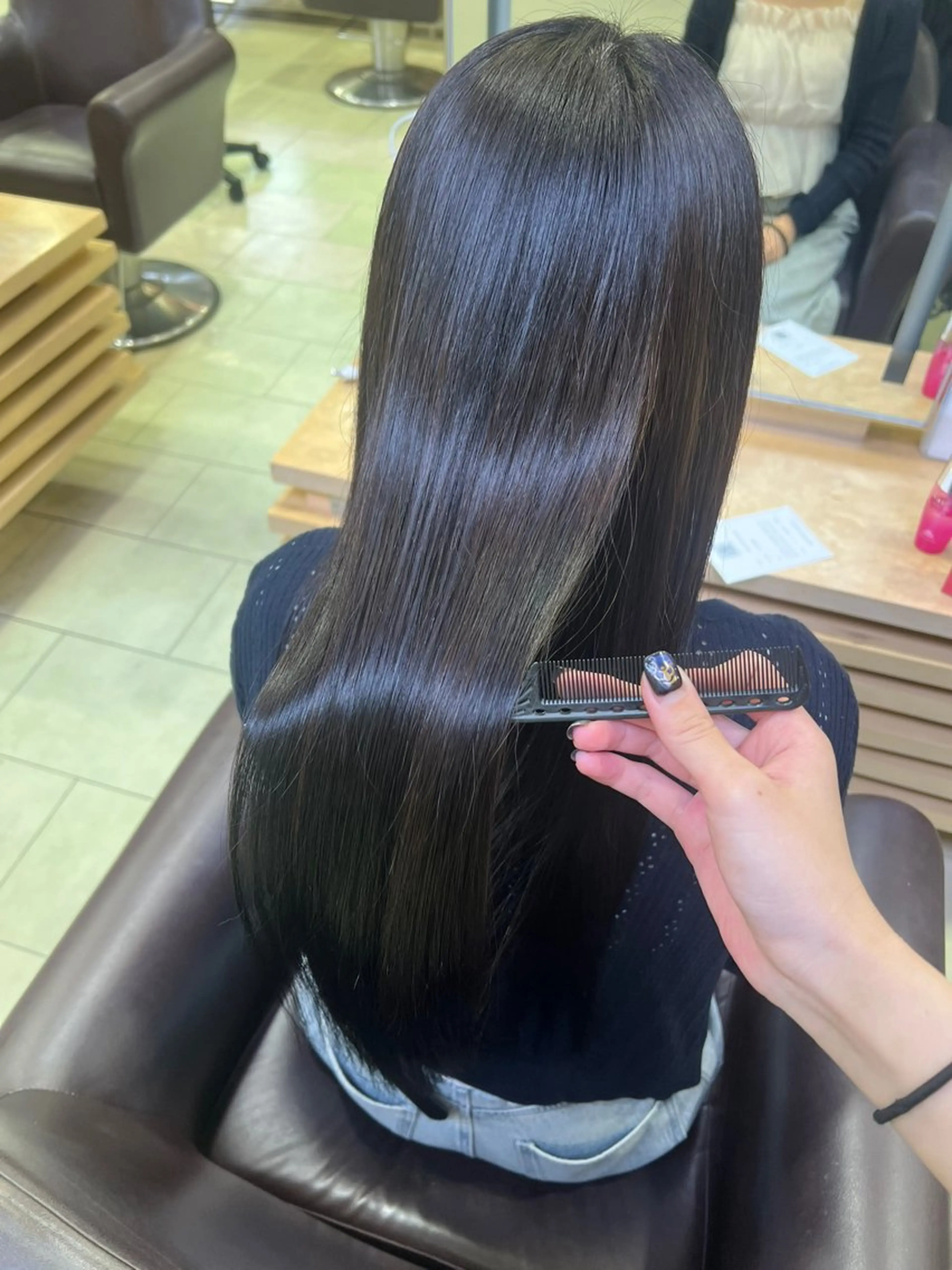 カラー カット ヘアカラー トリートメント 艶カラー/eye 🫧ྀི/栞のヘアスタイル