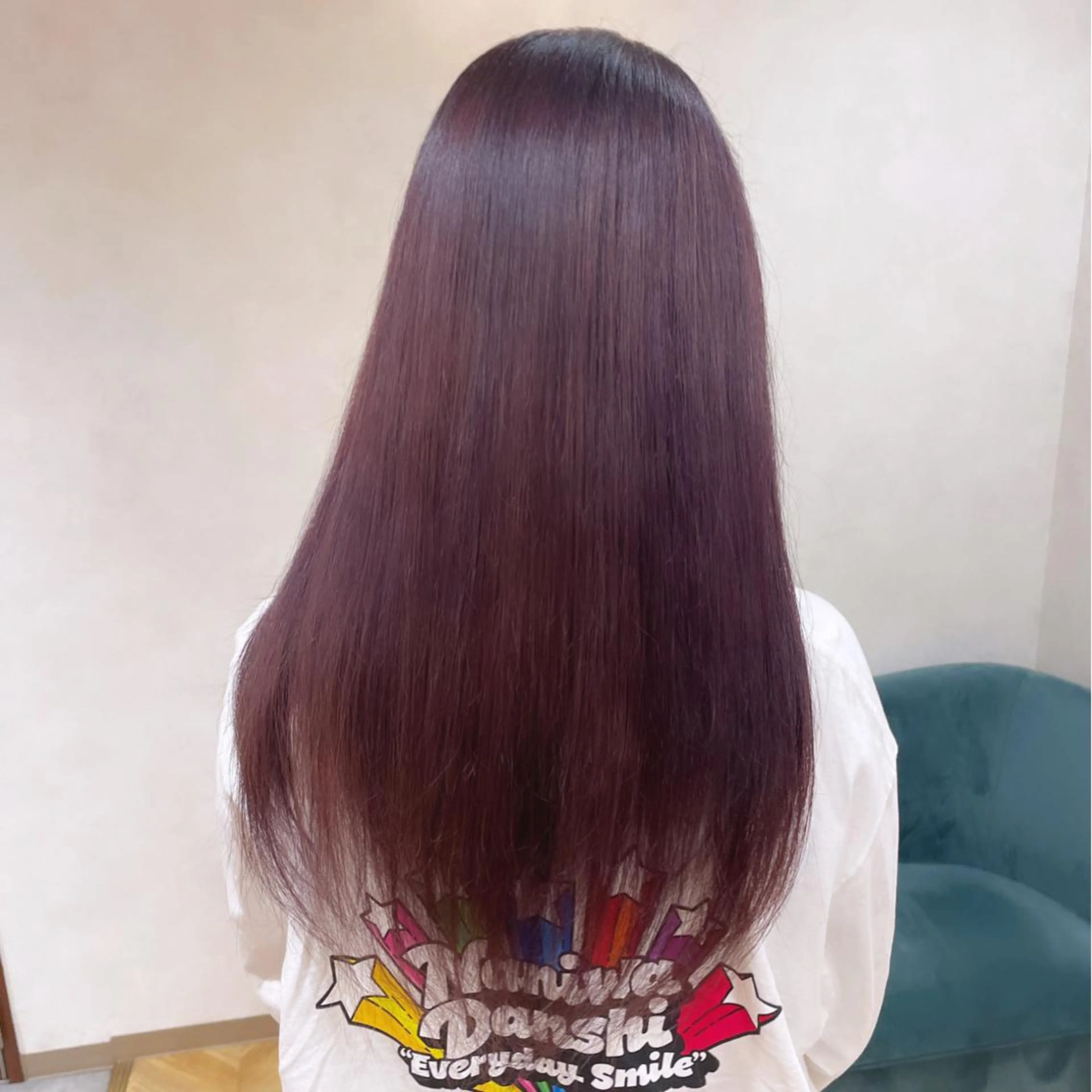 ロング カラー ヘアアレンジ ラベンダーカラー 韓国ヘア/レイヤー Londエレンのヘアスタイル