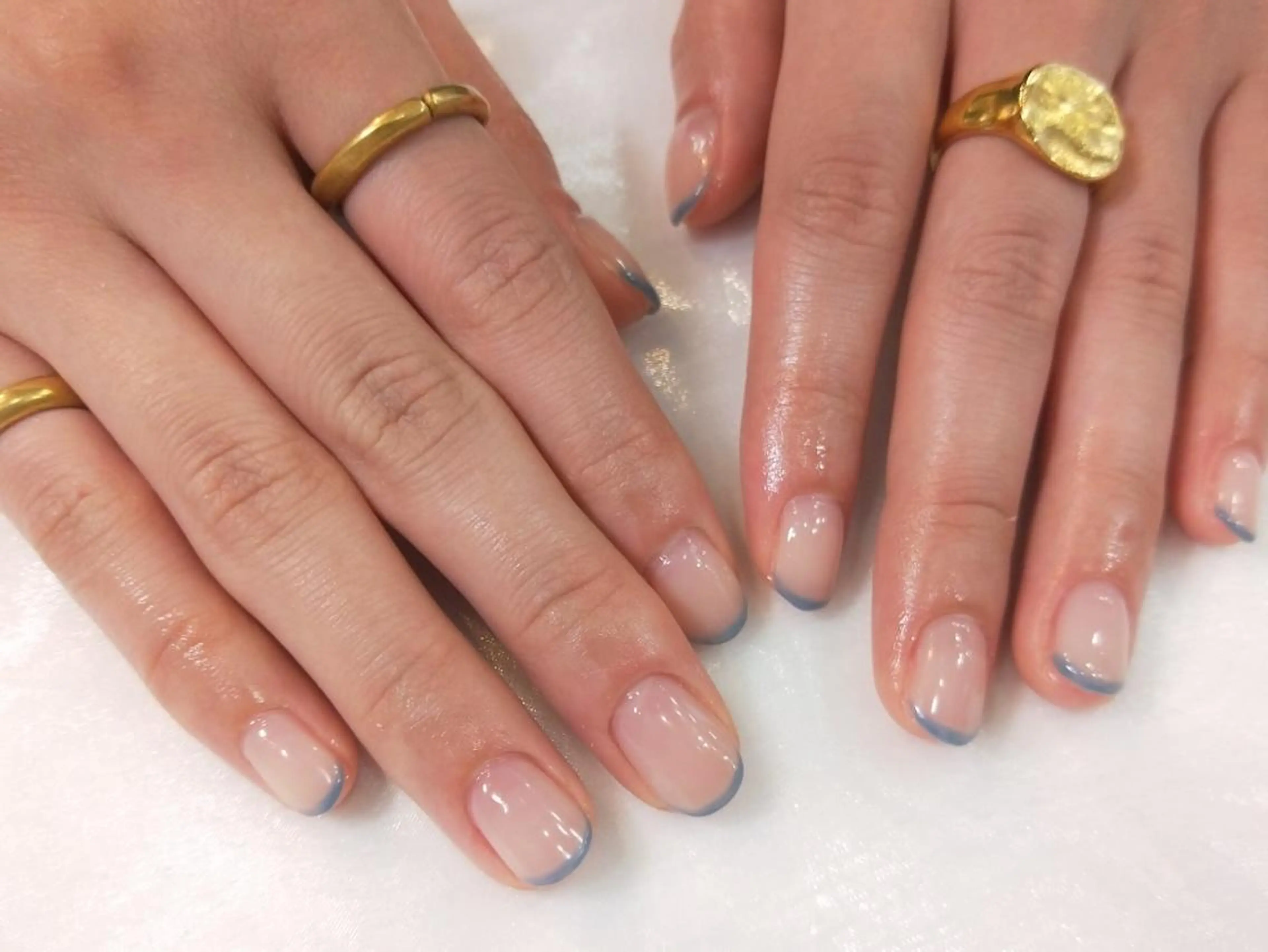 ネイル ハンドネイル ハンドケア R'well所属・はばすみれ🎀ﾈｲﾙ 光ﾌｪｲｼｬﾙ ﾍｱのネイルデザイン