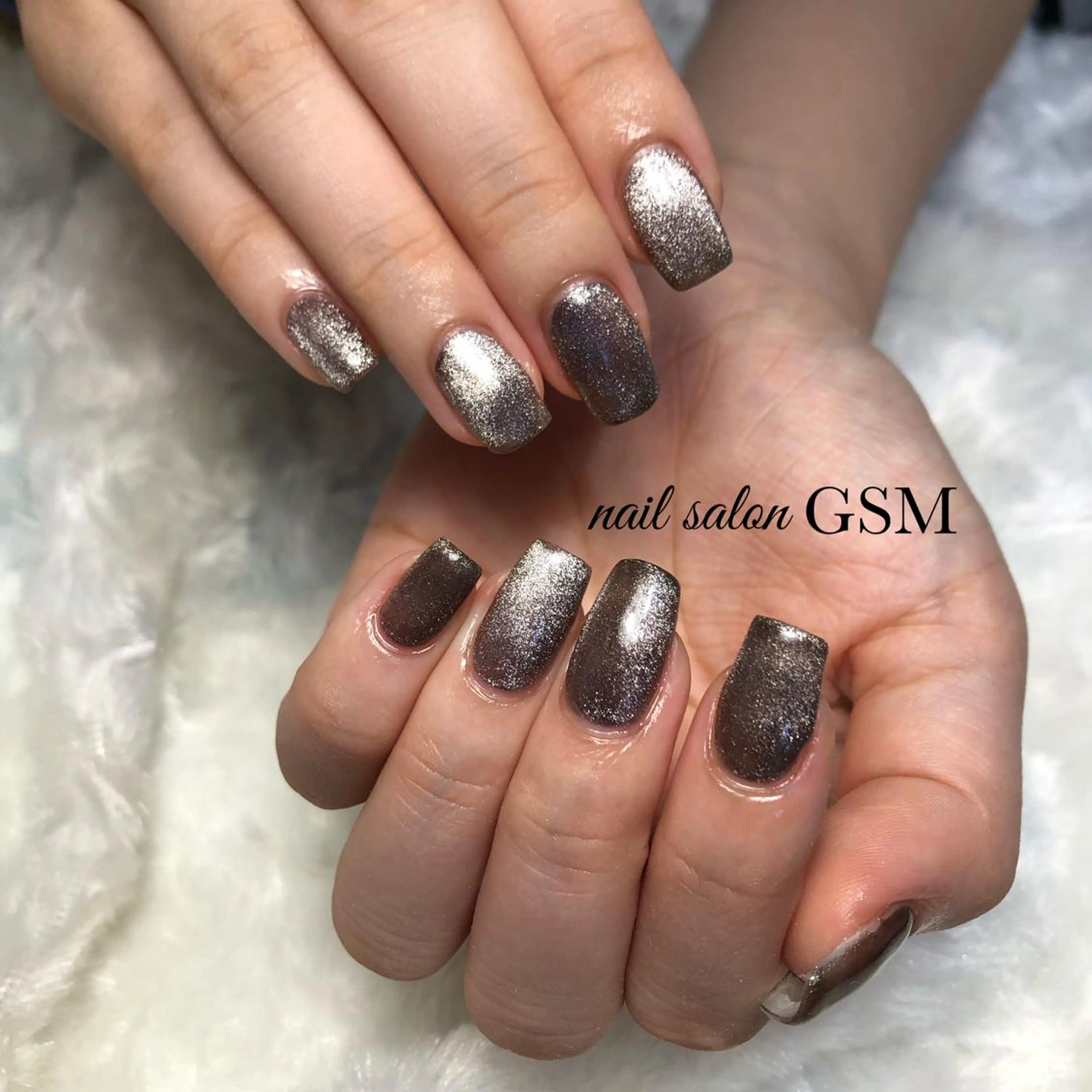 ネイル マグネットネイル ハンドネイル nail salon GSMのネイルデザイン