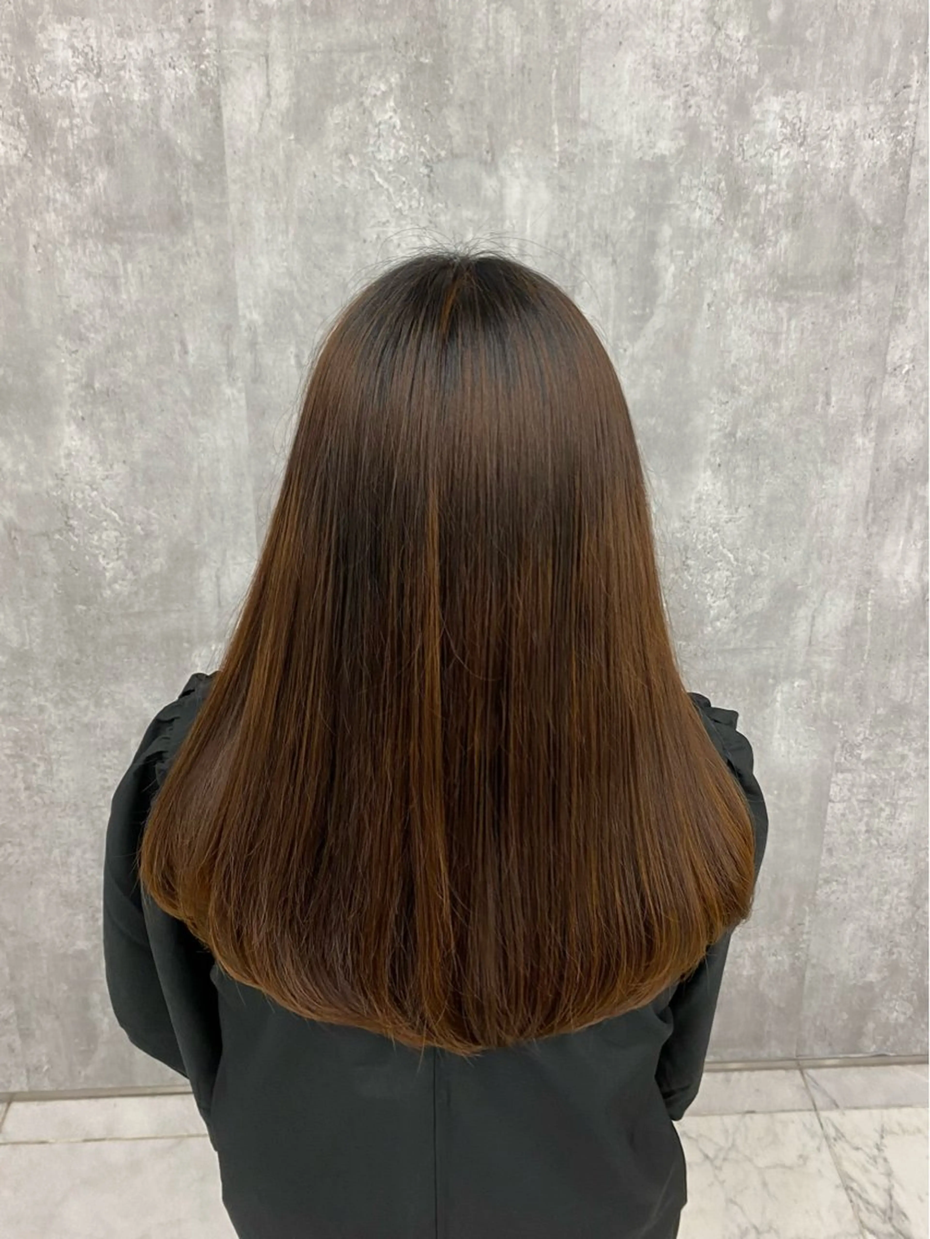 ロング パーマ 縮毛矯正 カット トリートメント 美髪矯正🍀 似合わせカット渡邊のヘアスタイル