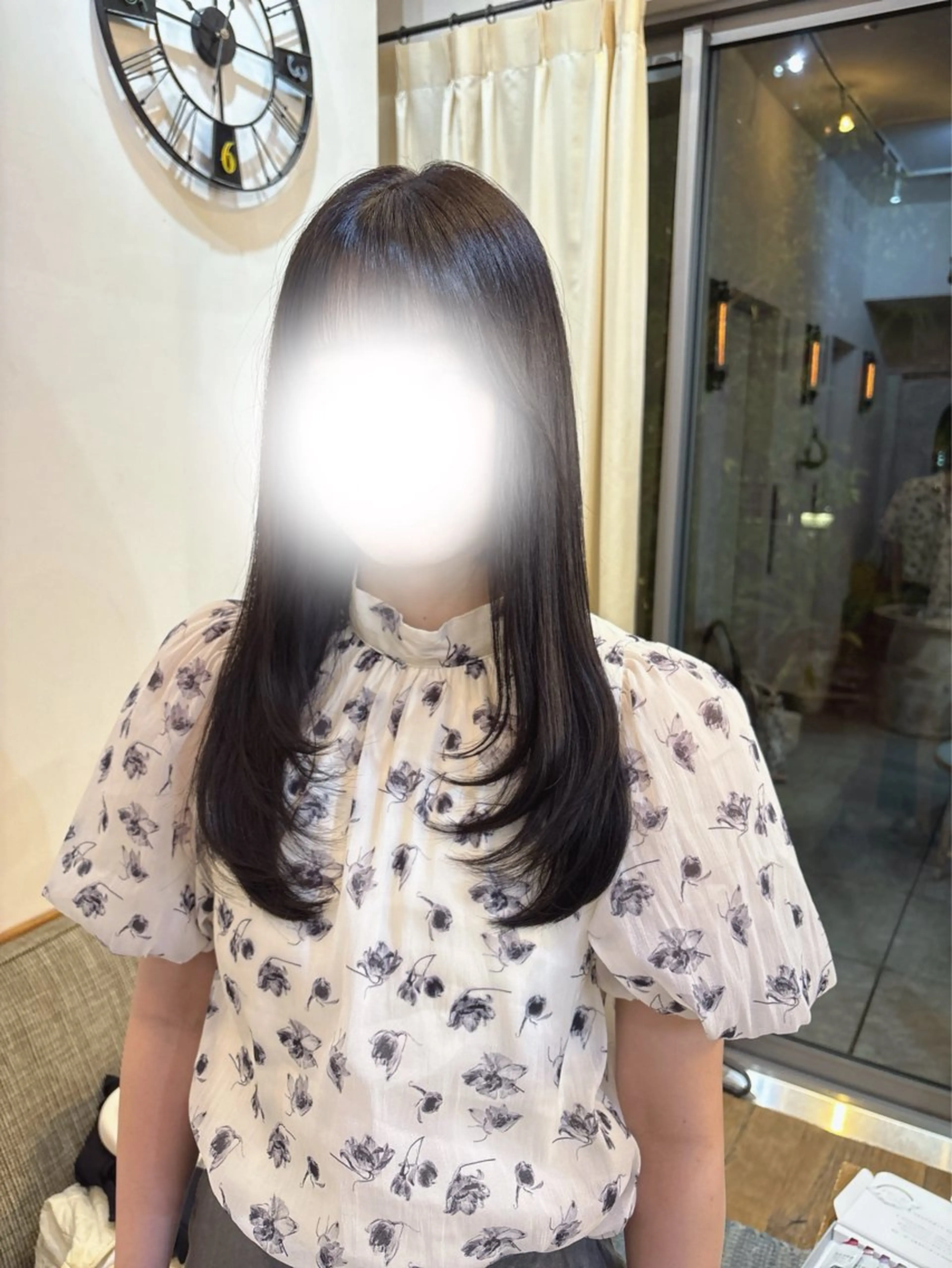 ロング レイヤーカット ロング 似合わせカット‪// 鶴我万唯華のヘアスタイル