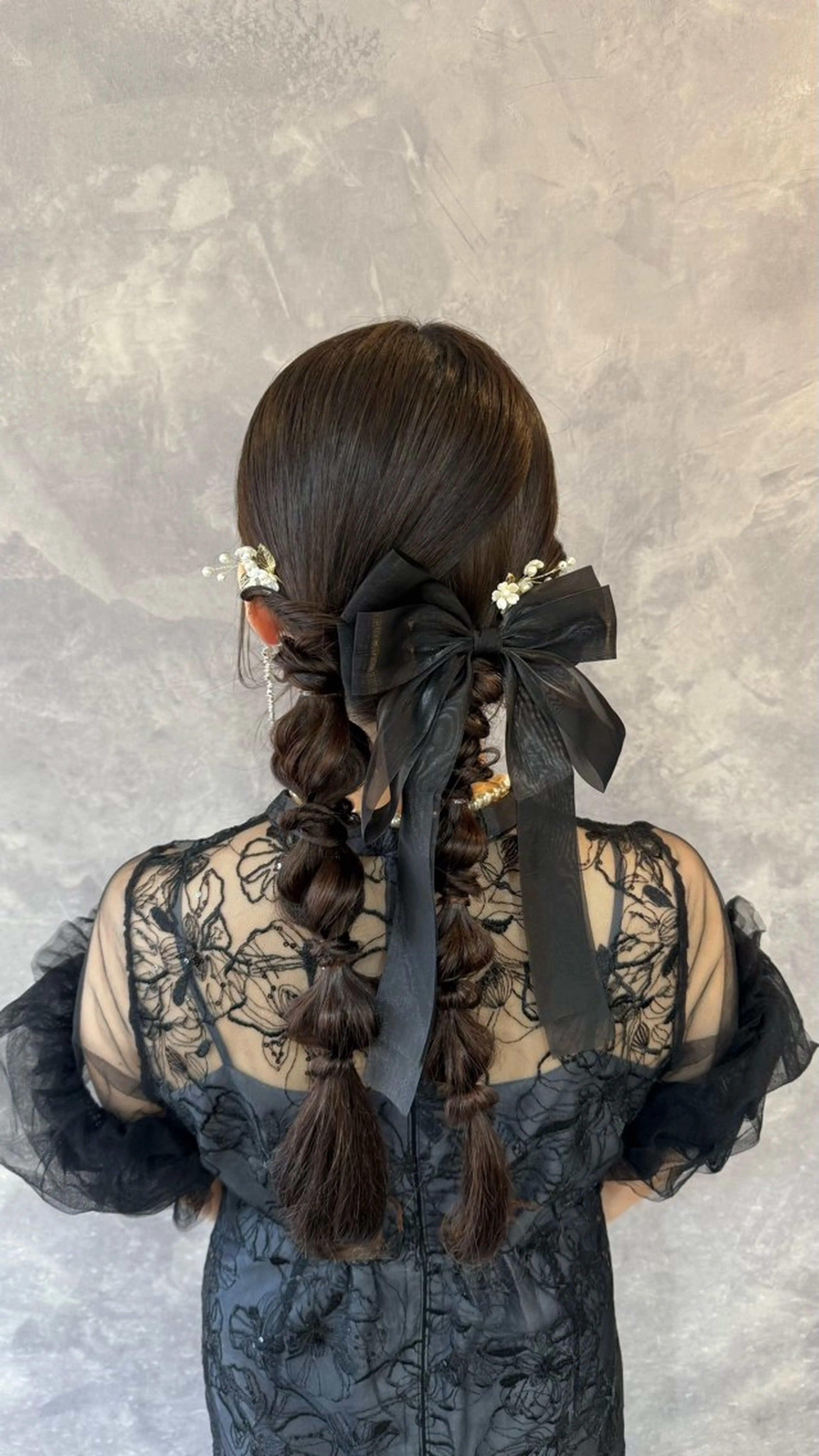 パーティーや二次会向け💐ヘアセットの写真