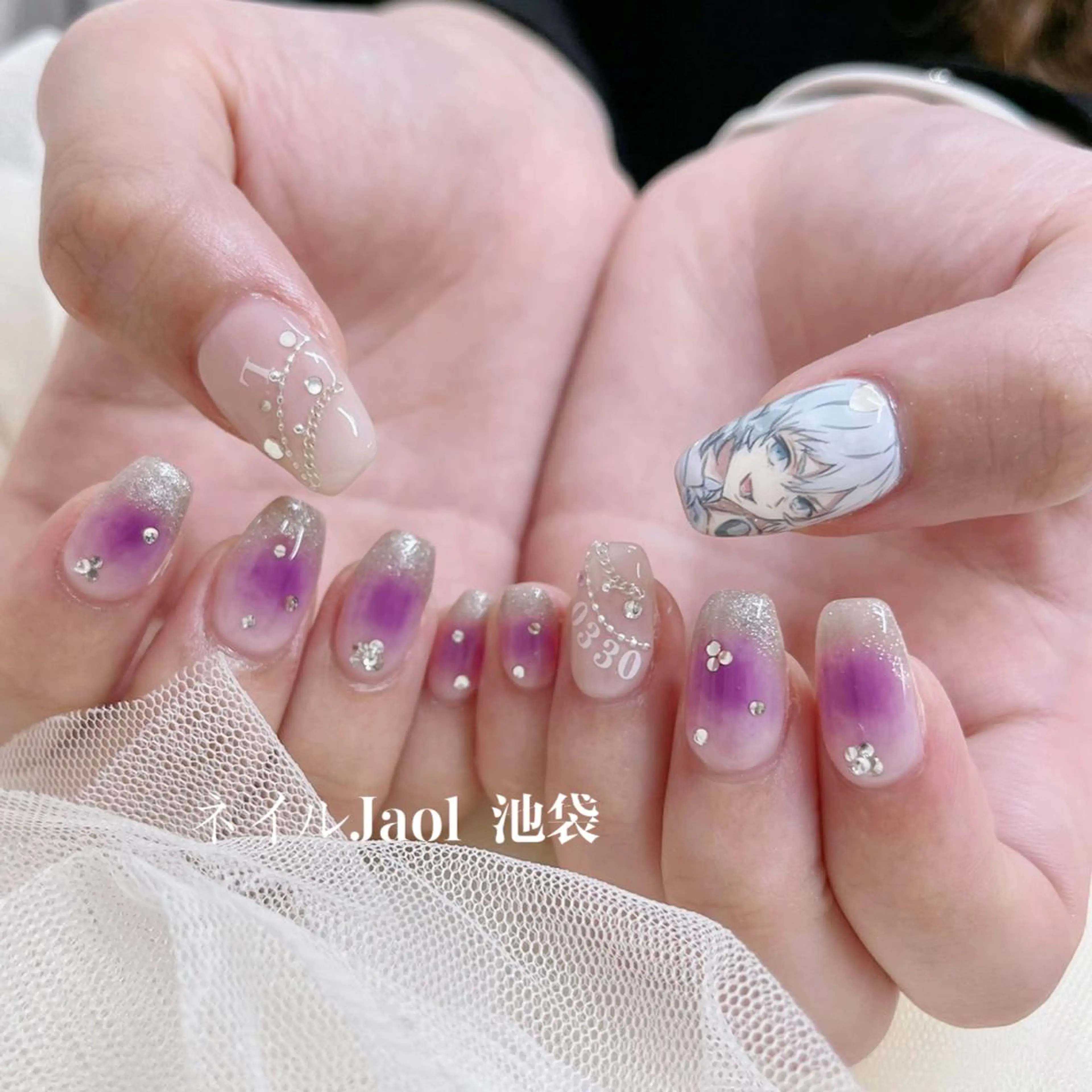 ミディアム nail jaol池袋店所属・ネイルJaol 池袋のネイルデザイン