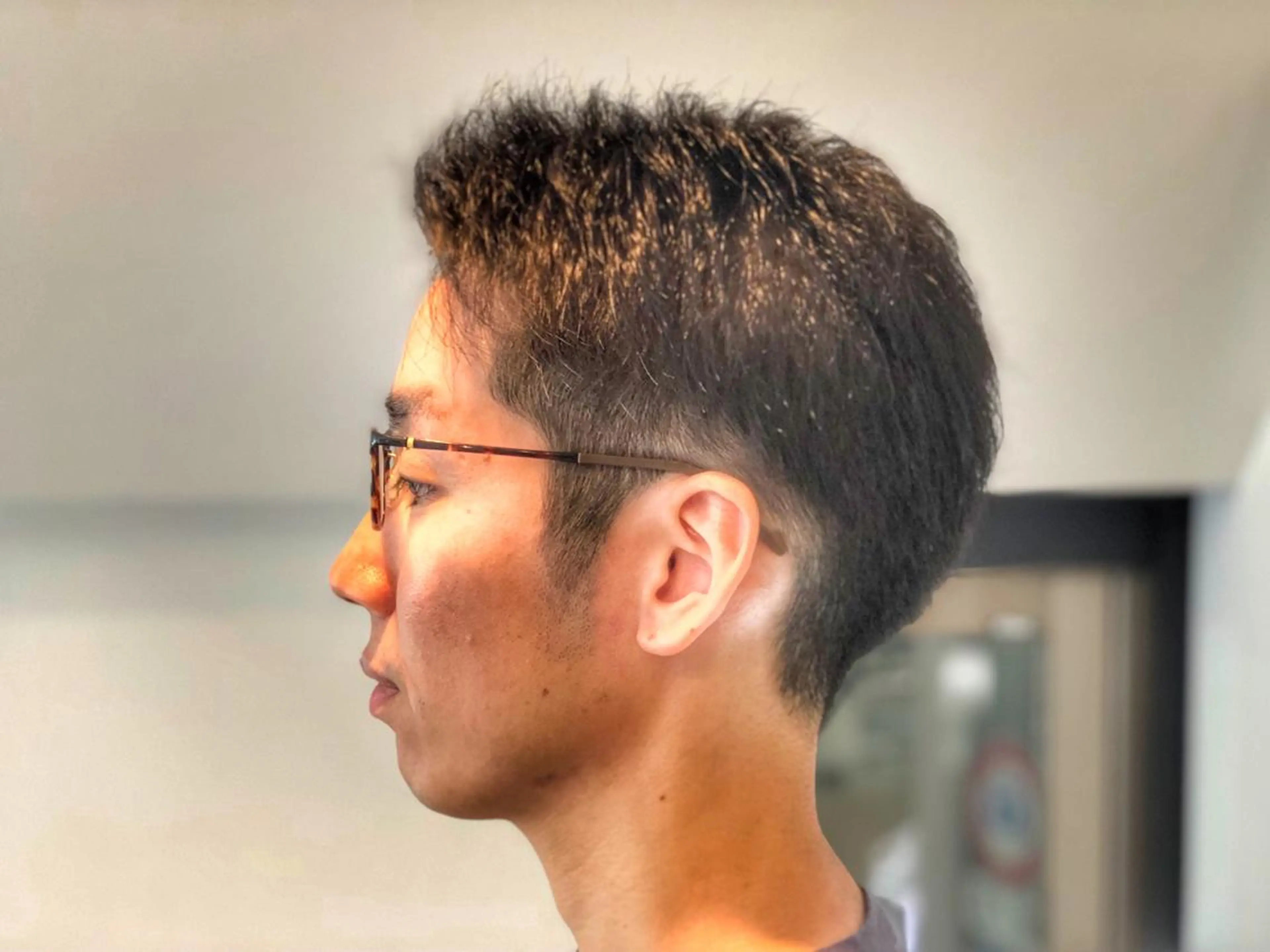 ショート メンズ 美髪矯正 Rioのヘアスタイル