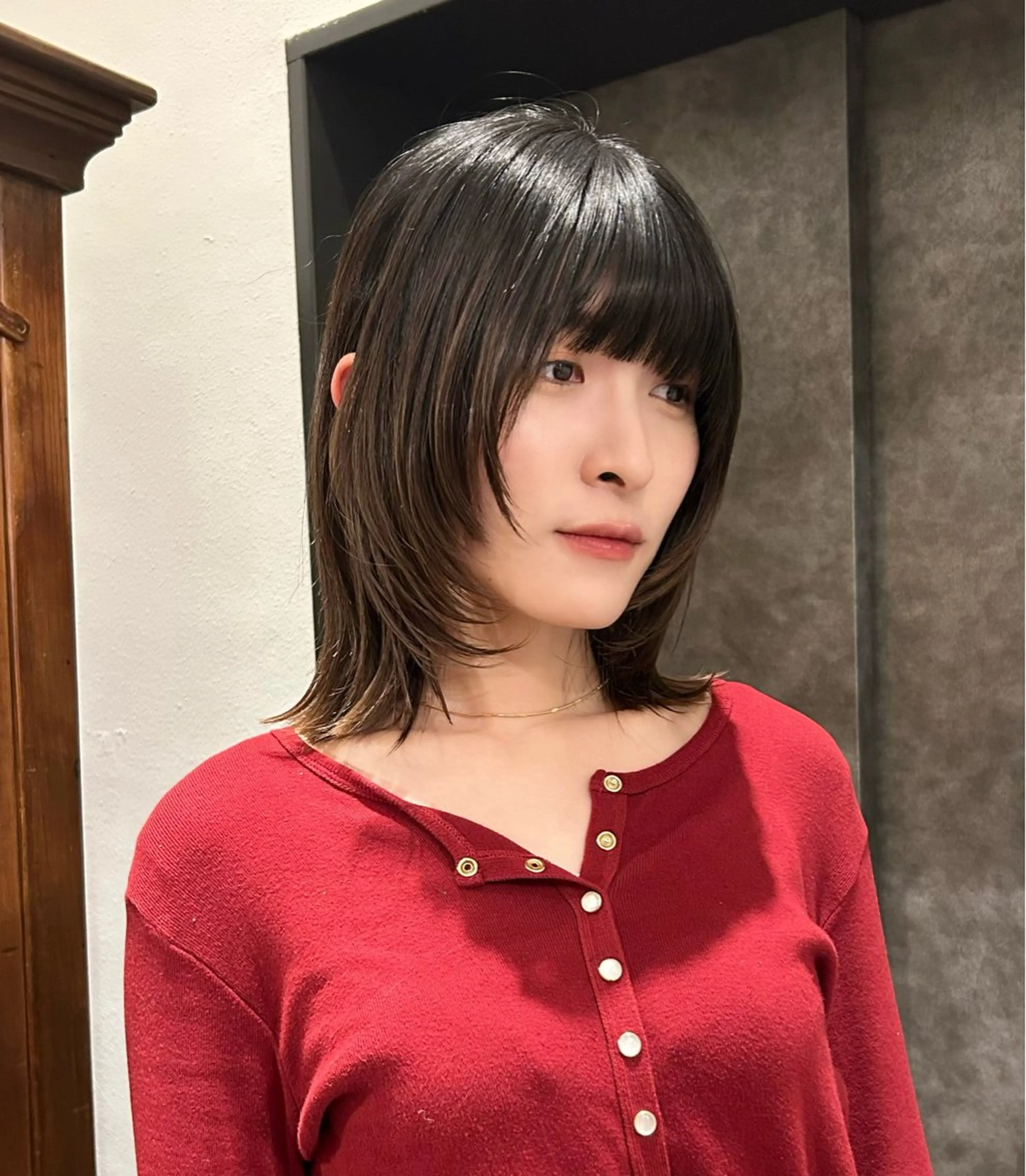 ミディアム レイヤーカット tete nico所属・似合わせ/ヘアカラー nanami🌸のヘアスタイル