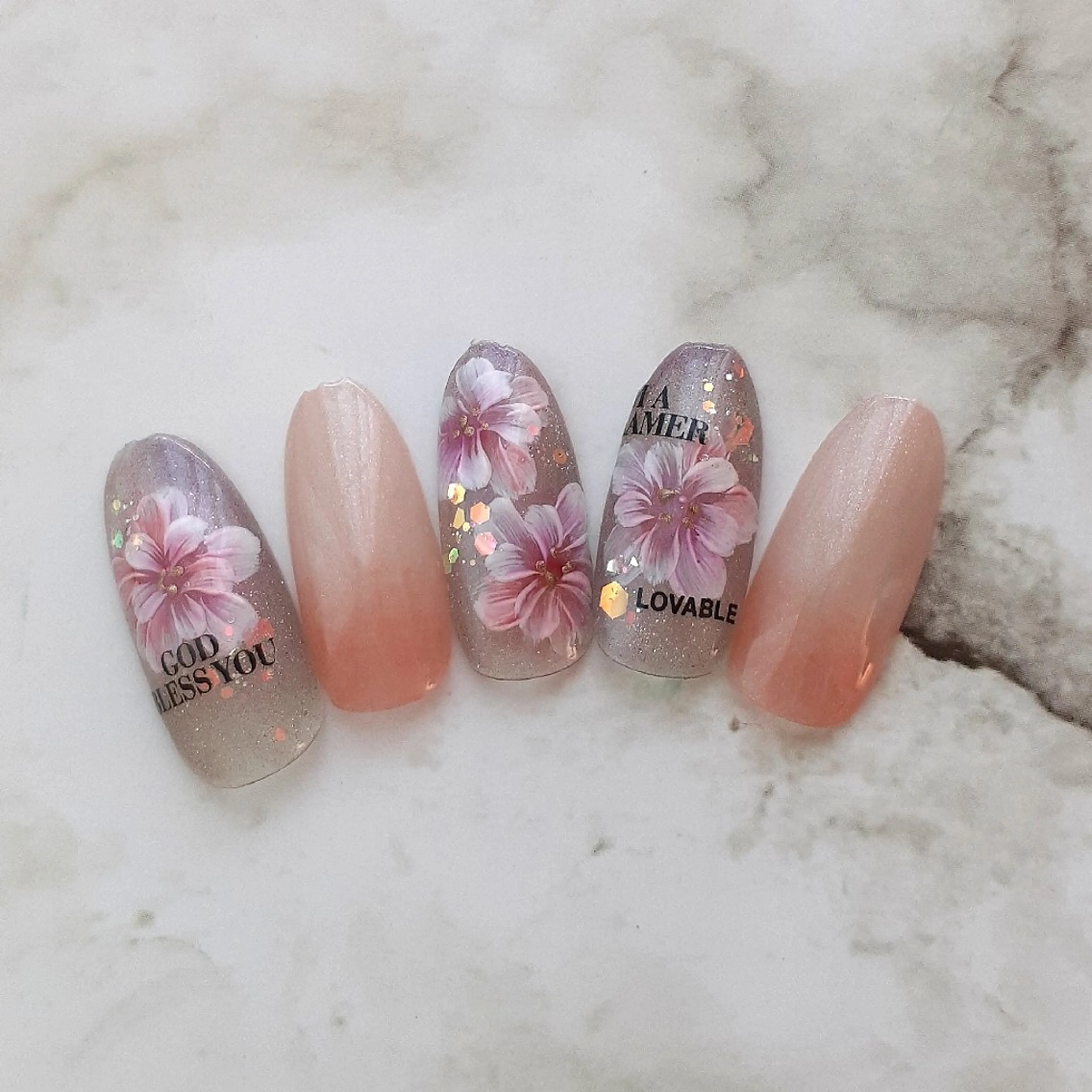 ネイル フラワーネイル ハンドネイル 池元 真由美のネイルデザイン