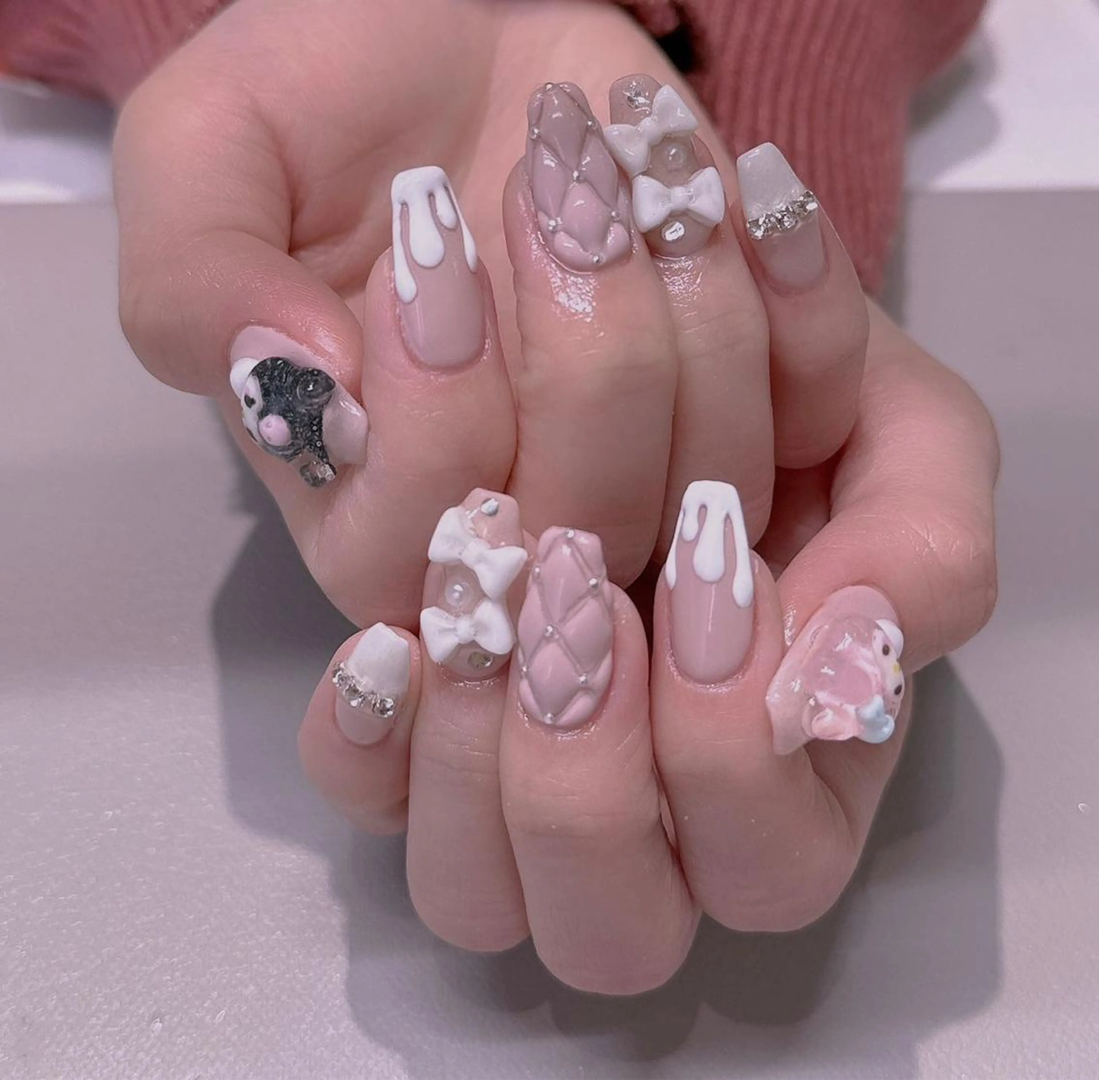 ネイル 長さだし専門店 M2　rikaのネイルデザイン