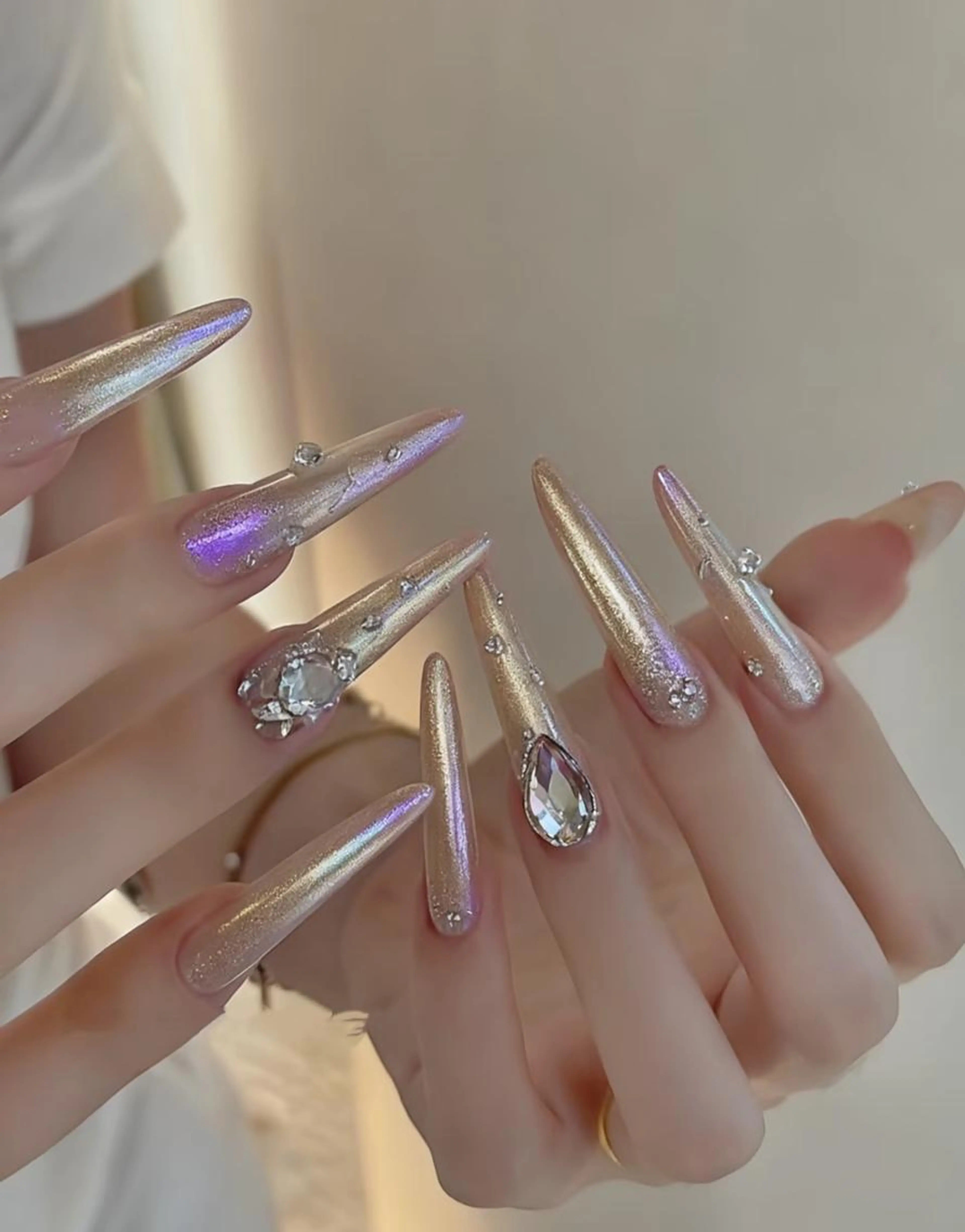 Hant【チップ長さ出し】💅ハンド★チップ長さ出し10本+持ち込みデザイン10本まで★の写真