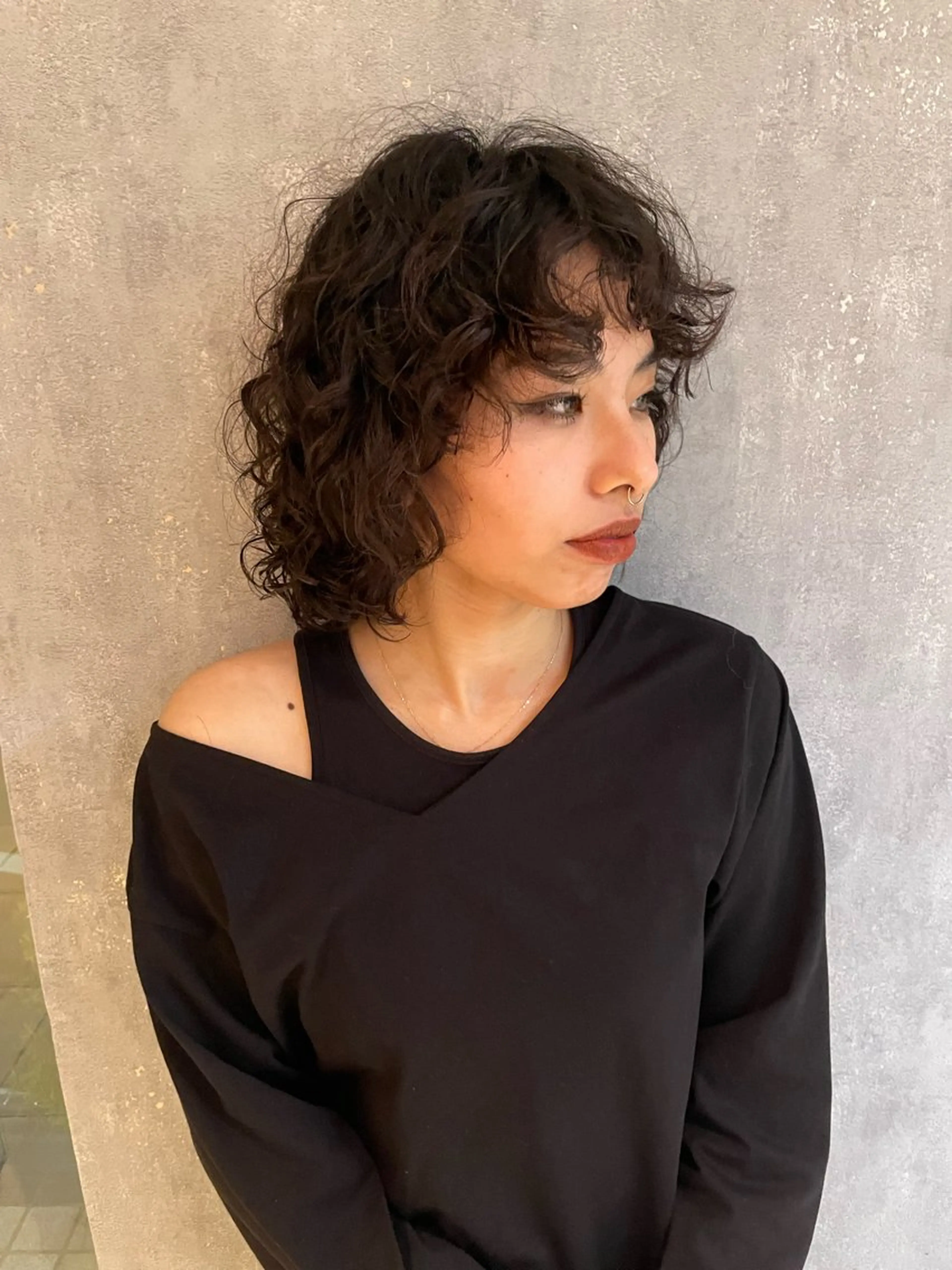 ミディアム パーマ Riku 西荻窪/メンズカットのヘアスタイル