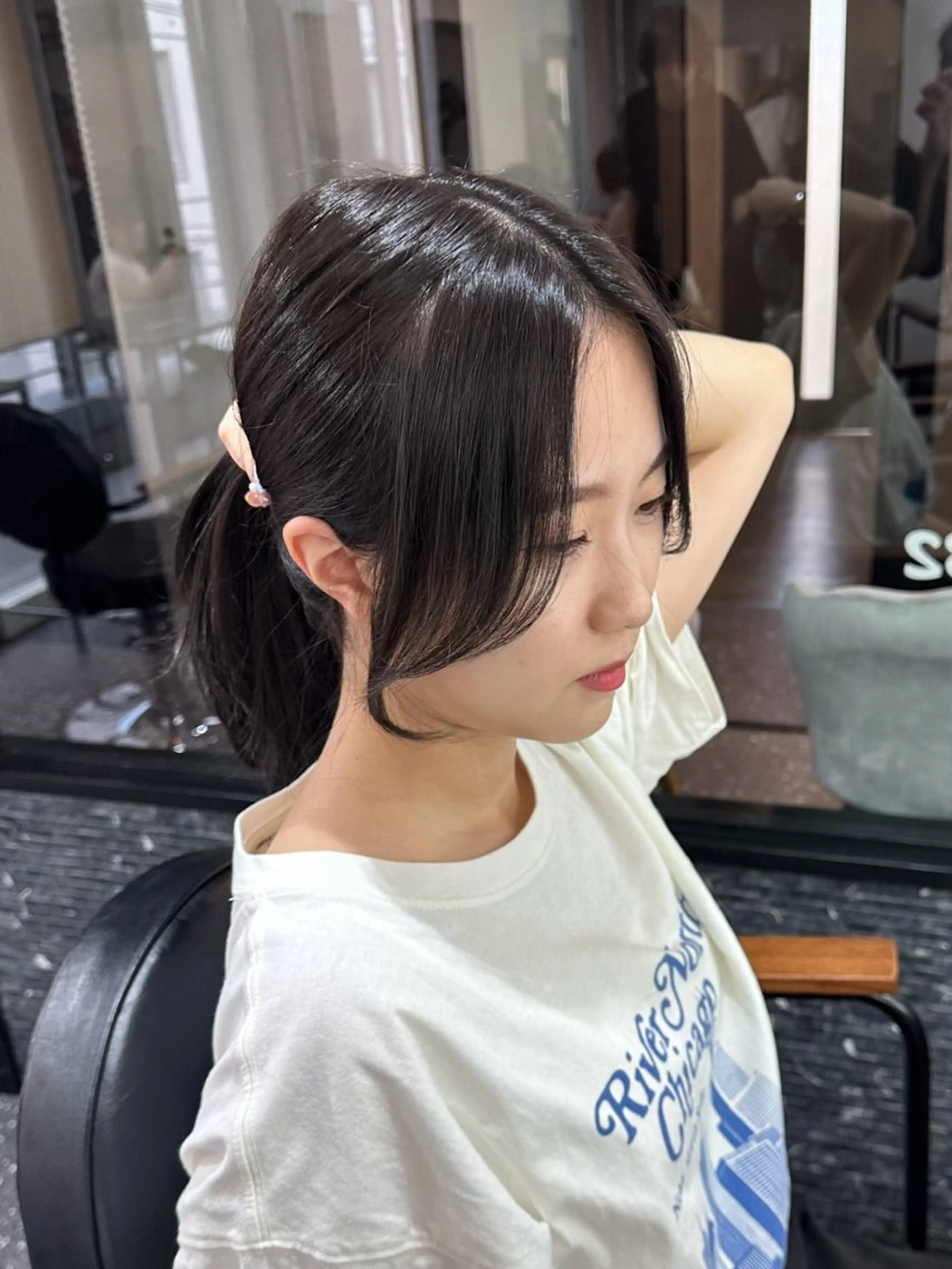 【人気No.1】❄️韓国風レイヤーカット+💎艶髪透明感アディクシーカラー🦋+Tokio2stepトリートメント🕊️の写真