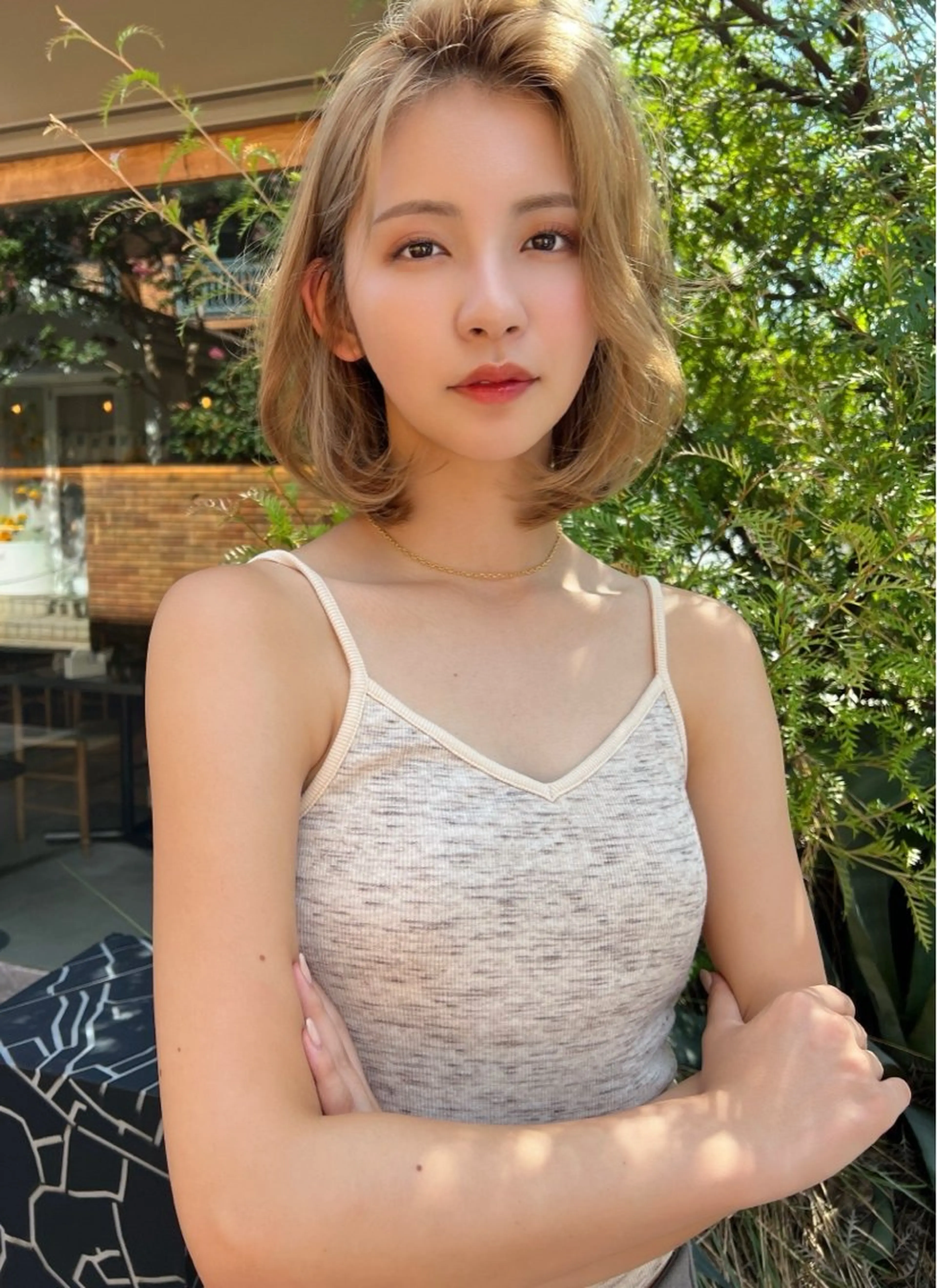 ショート カット ヘアカラー トリートメント Ms.CHARM【ミズチャーム】所属・韓国/レイヤーカット 顔周り/廣瀬達哉のヘアスタイル