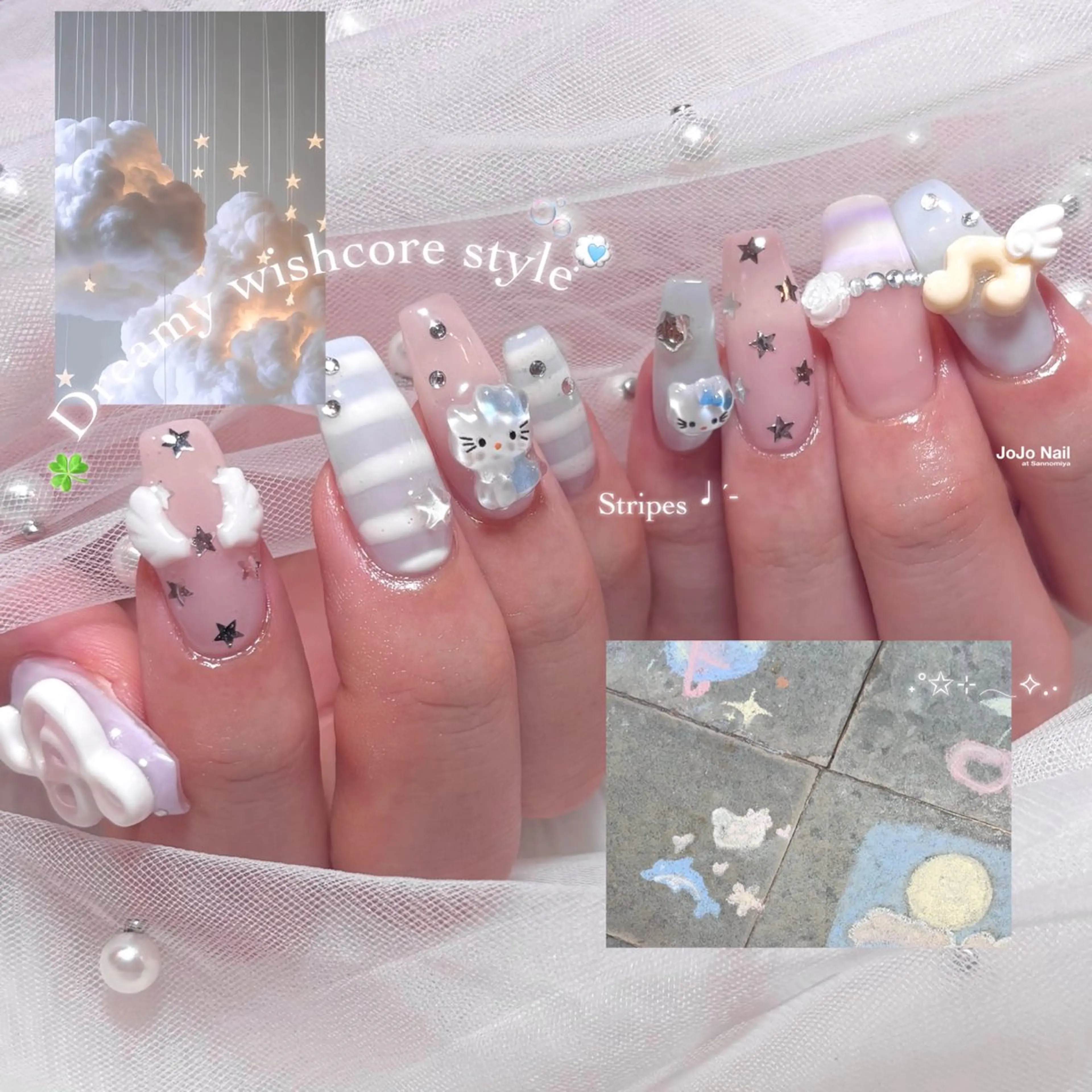 ネイル 持ち込み ハンドネイル SERINA.K /JOJO@三宮のネイルデザイン