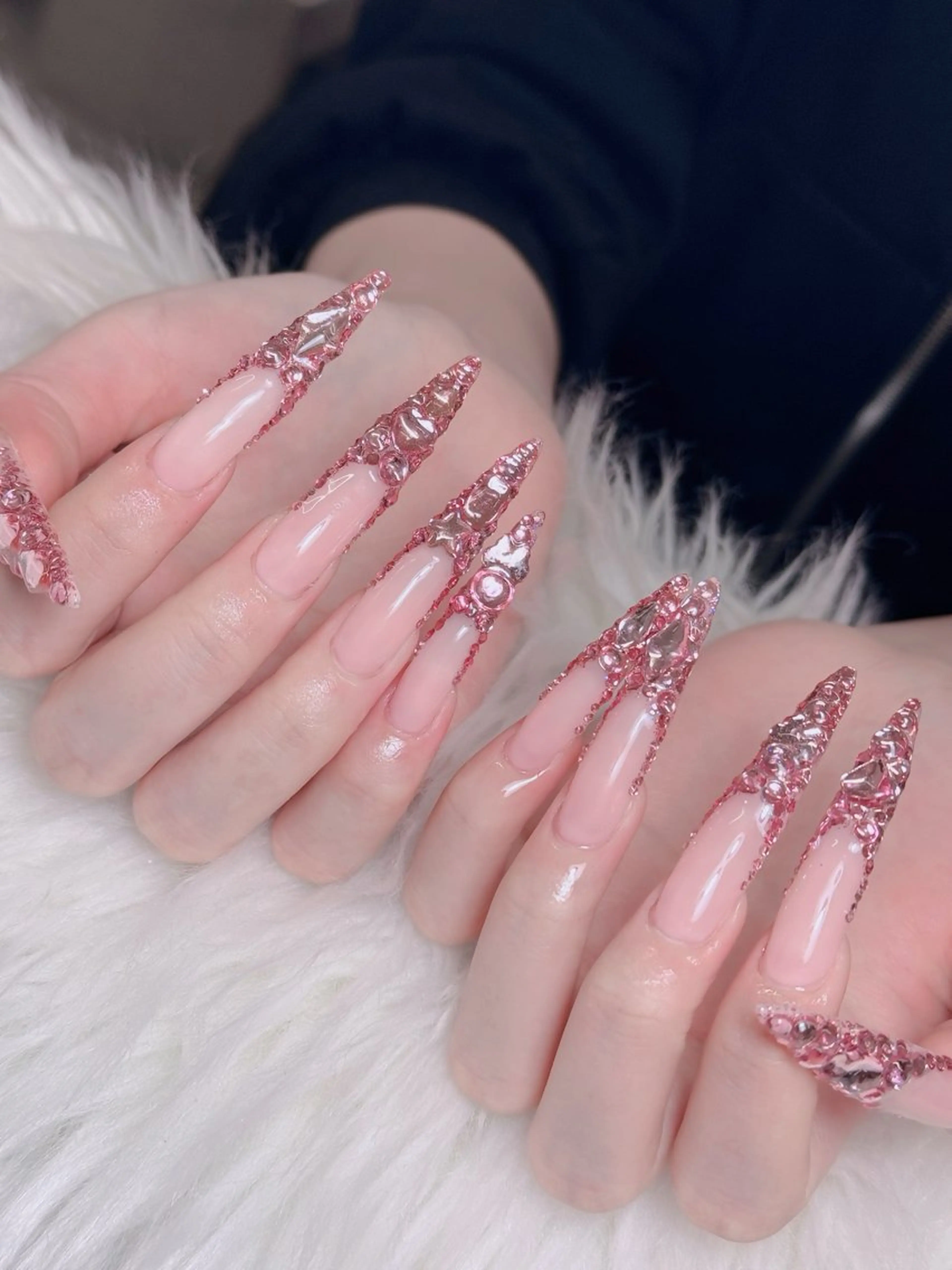 ネイル オーロラネイル チークネイル フットネイル フレンチネイル ハロウィン ハンドネイル Lumi Nail 新大久保3‘のネイルデザイン