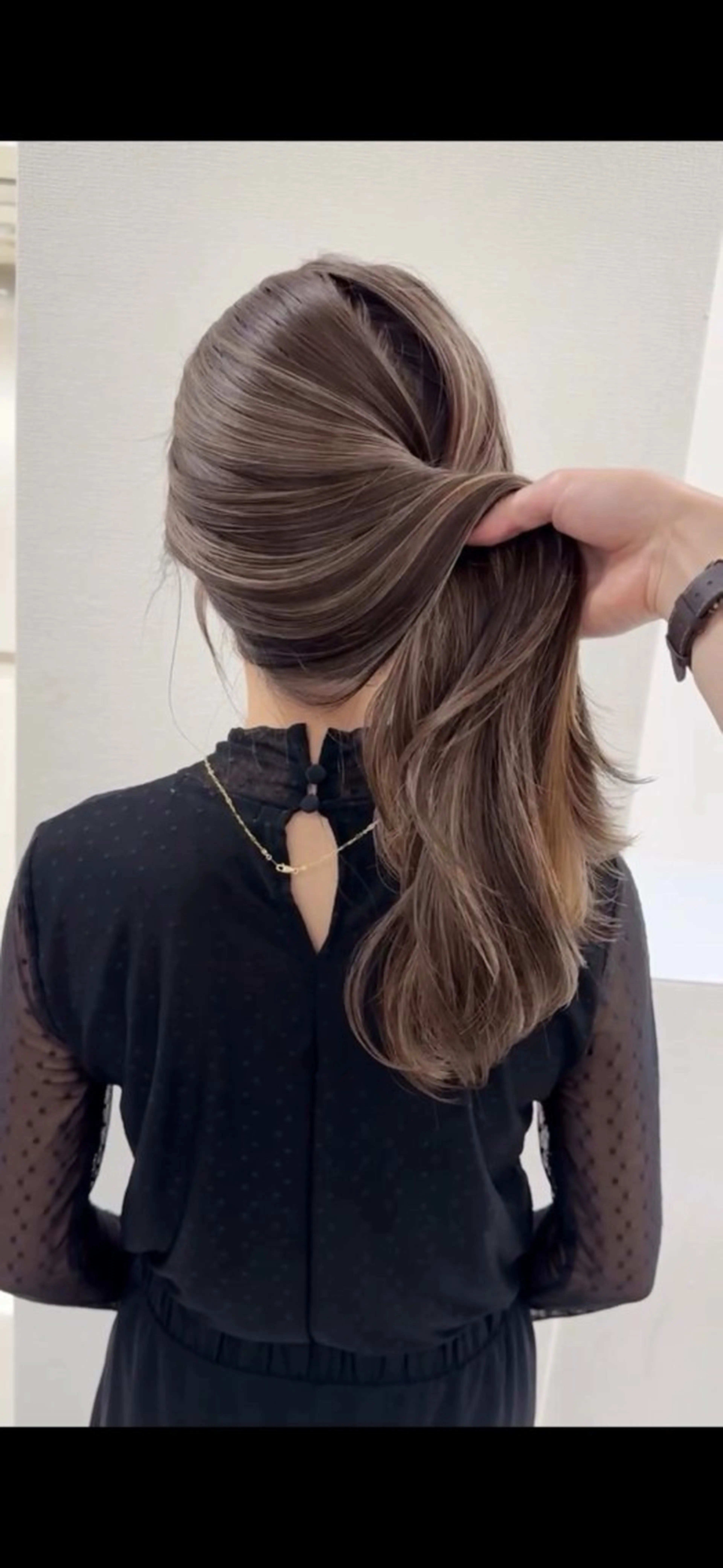 セミロング カラー ヘアアレンジ カット ヘアカラー トリートメント ✨レイヤーカット/透 名感カラー特化✨のヘアスタイル