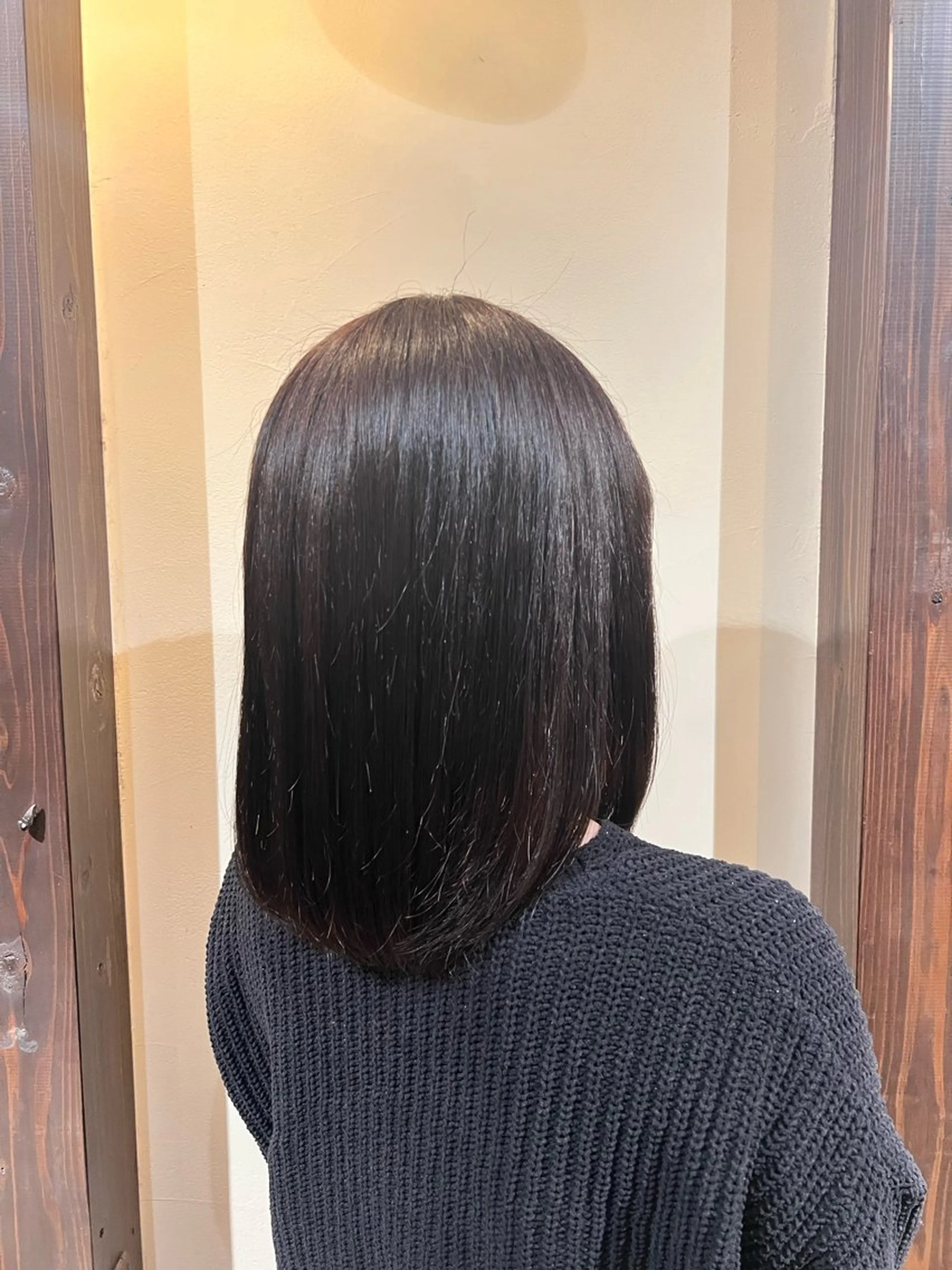 ミディアム カラー 透明感カラー ヘアカラー Luster Friends所属・まゆ | 艶カラー | ストレートのヘアスタイル