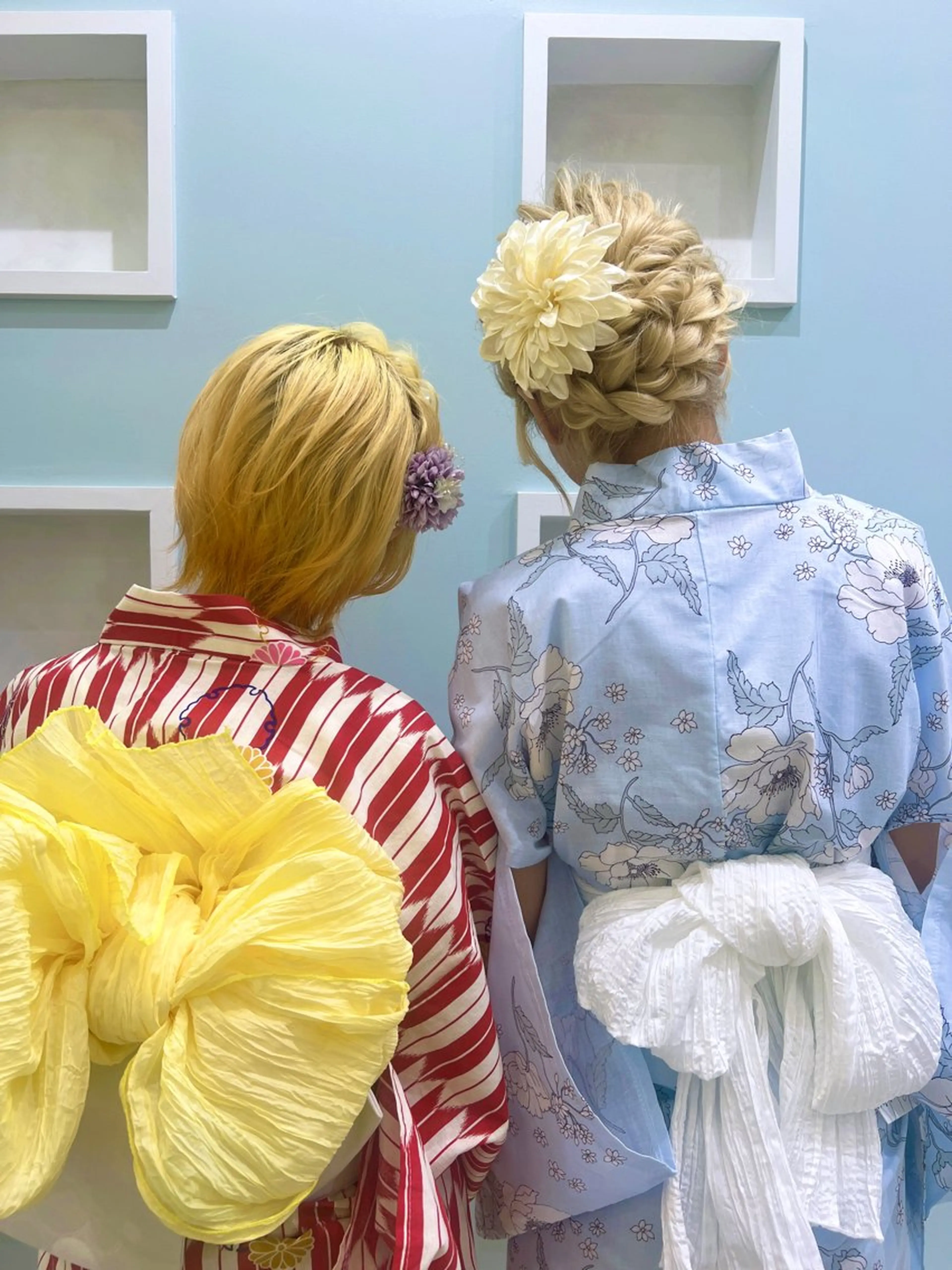 夏祭り🎇🐰💞ヘアセット🐰💞の写真