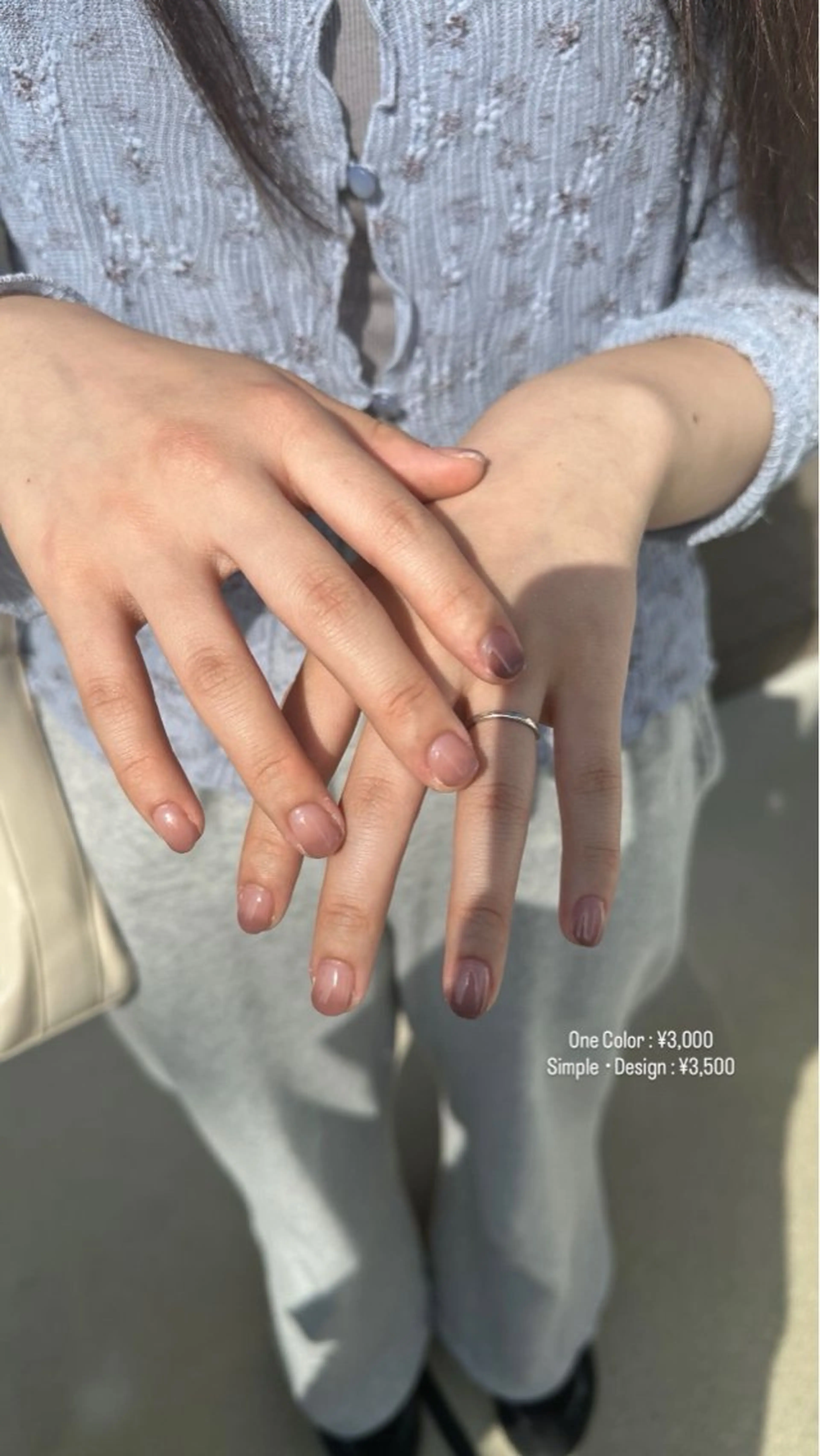 ネイル グラデーション ハンドネイル Sawa ︎︎𓂃⟡.·のネイルデザイン