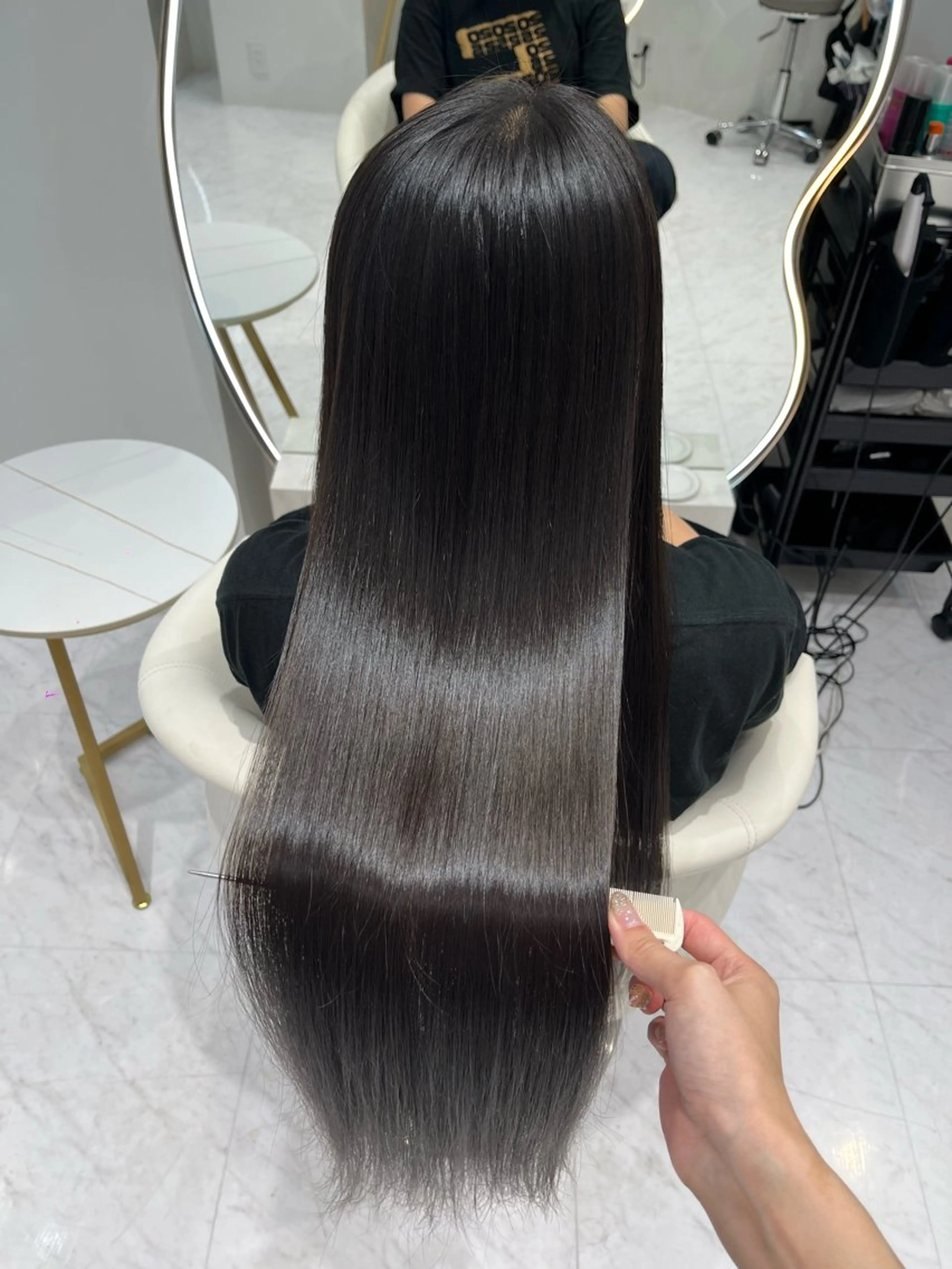 【韓国ストレート＋美髪トリートメント🫧】ブリーチ履歴のない方のみの写真