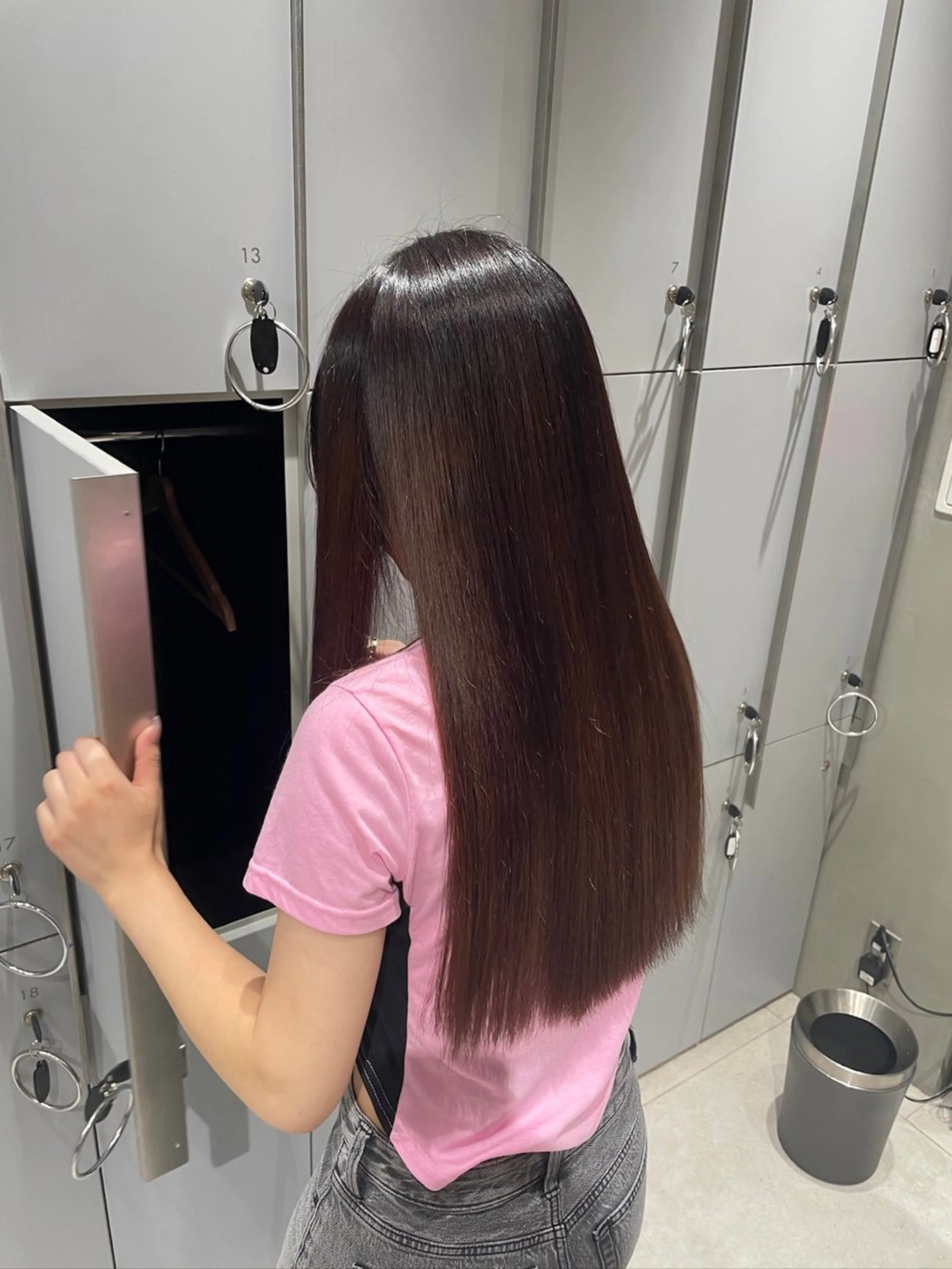 セミロング 縮毛矯正 💓ロング韓国ヘア ~Kirara💓のヘアスタイル