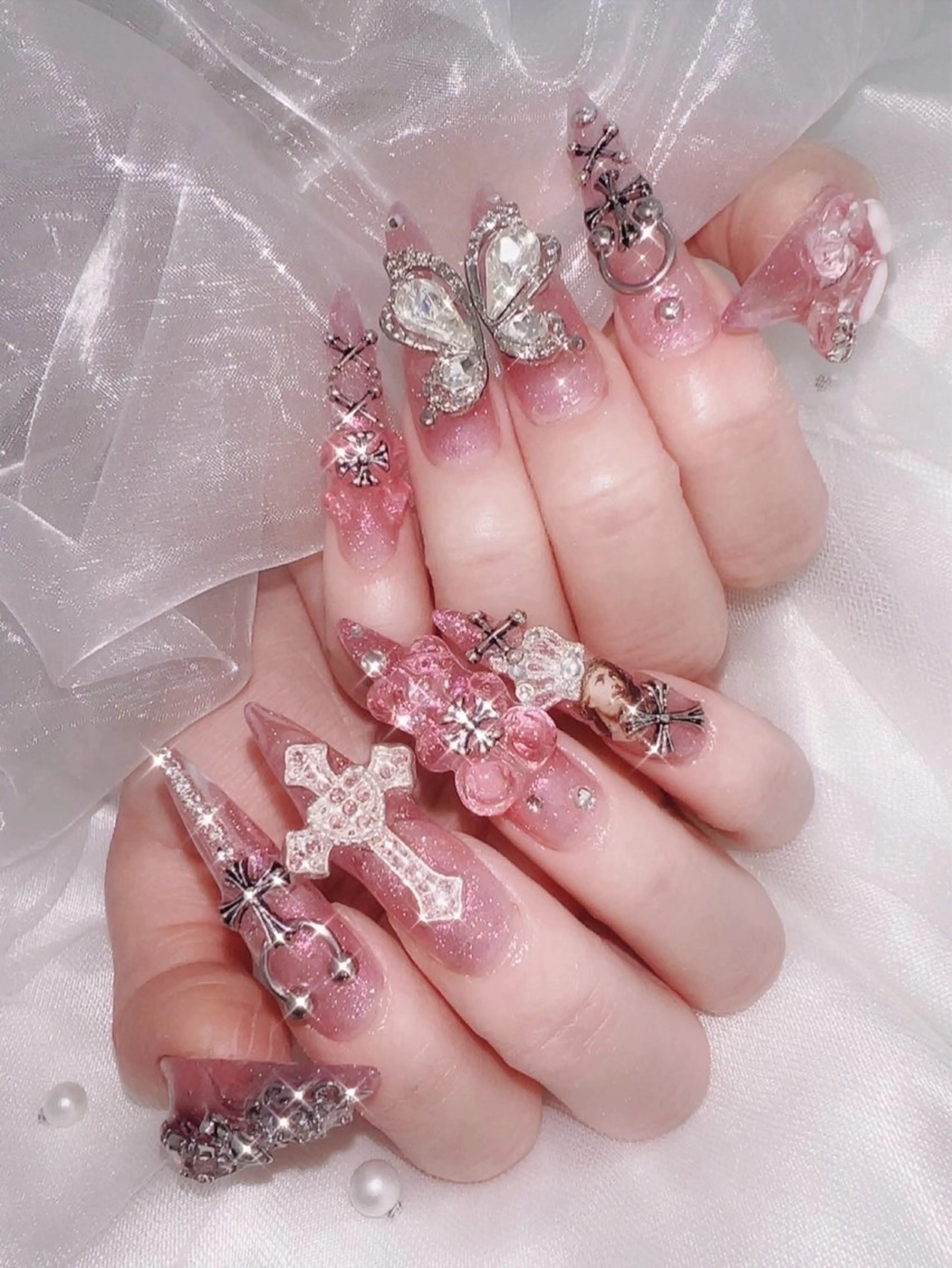 LA発✨《アプレ》【パーツ載せ放題放題】ロング10本の写真