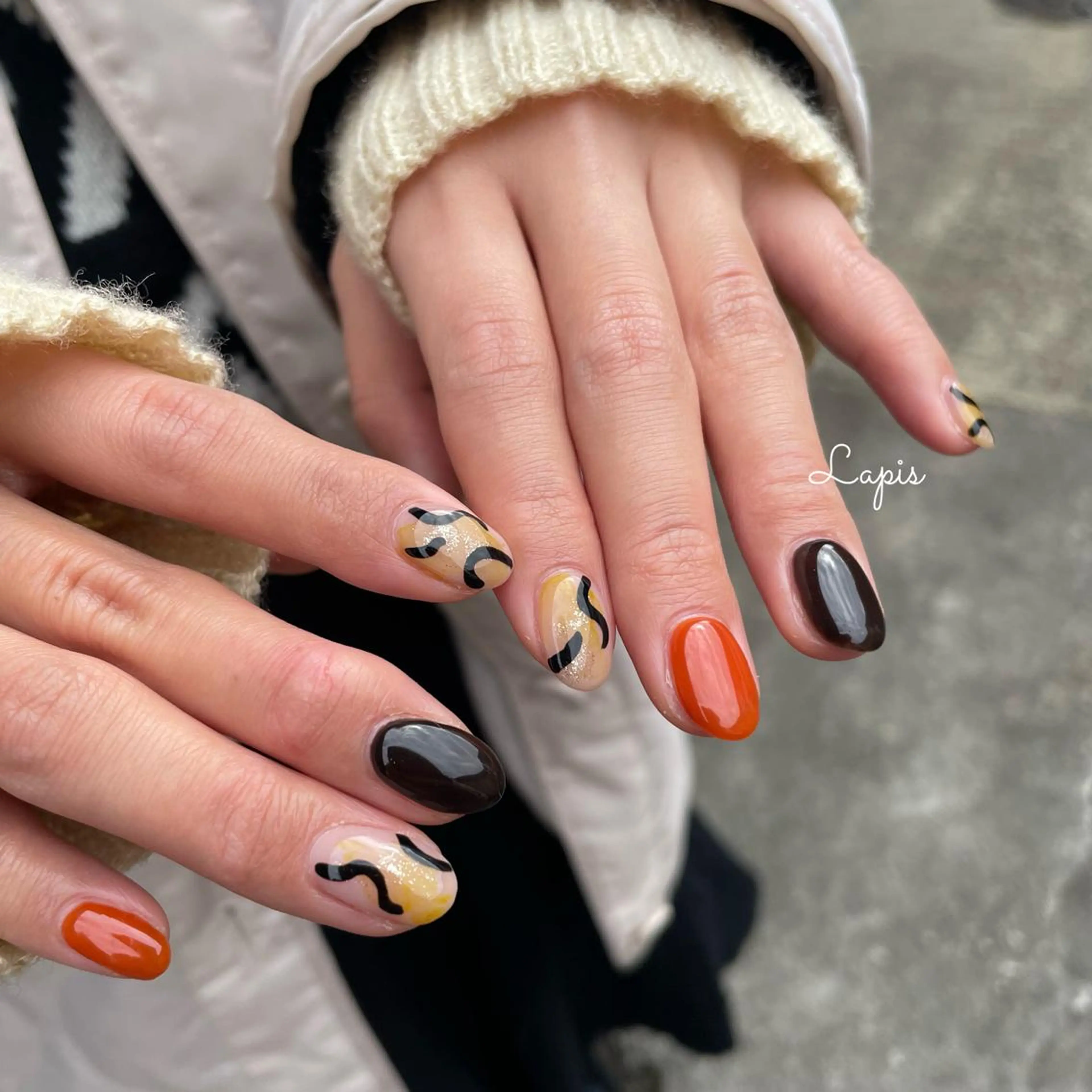 ネイル ハンドネイル Lapis *のネイルデザイン