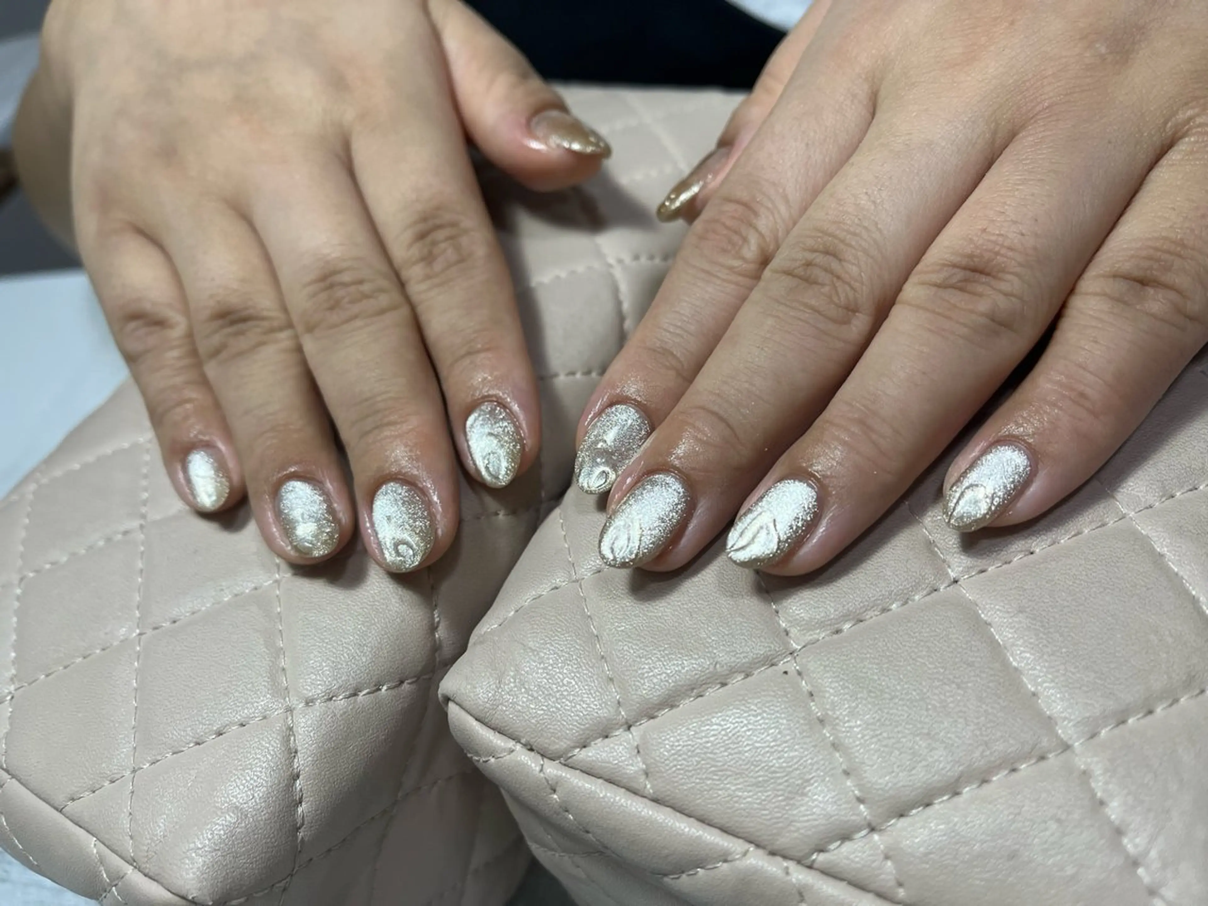 ネイル ハンドネイル goldgleams ちなのネイルデザイン