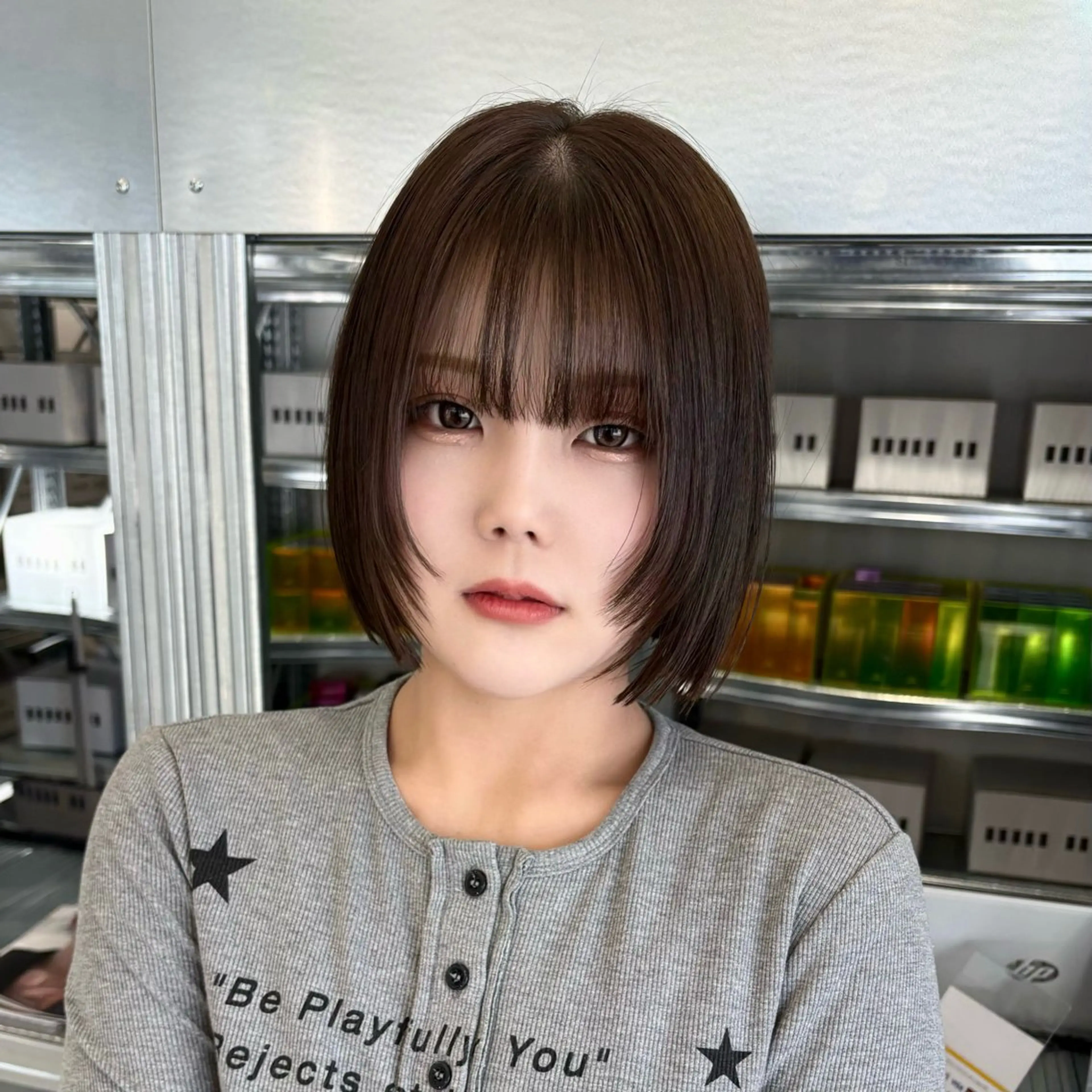 ショート カラー カット ヘアカラー トリートメント ✨縮毛矯正/ボブ✨ 佐藤 さくらのヘアスタイル