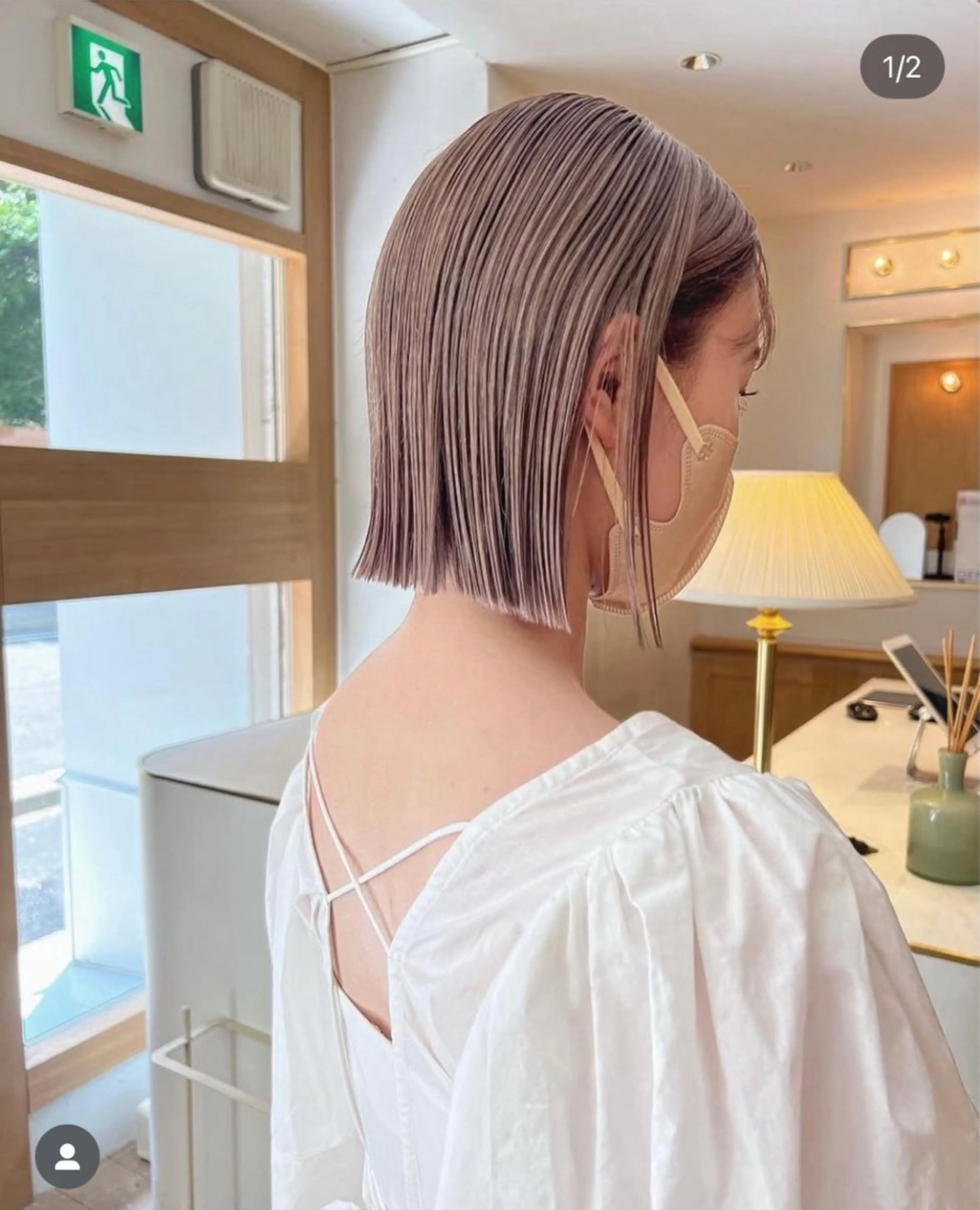 ショート 伊藤 優里のヘアスタイル