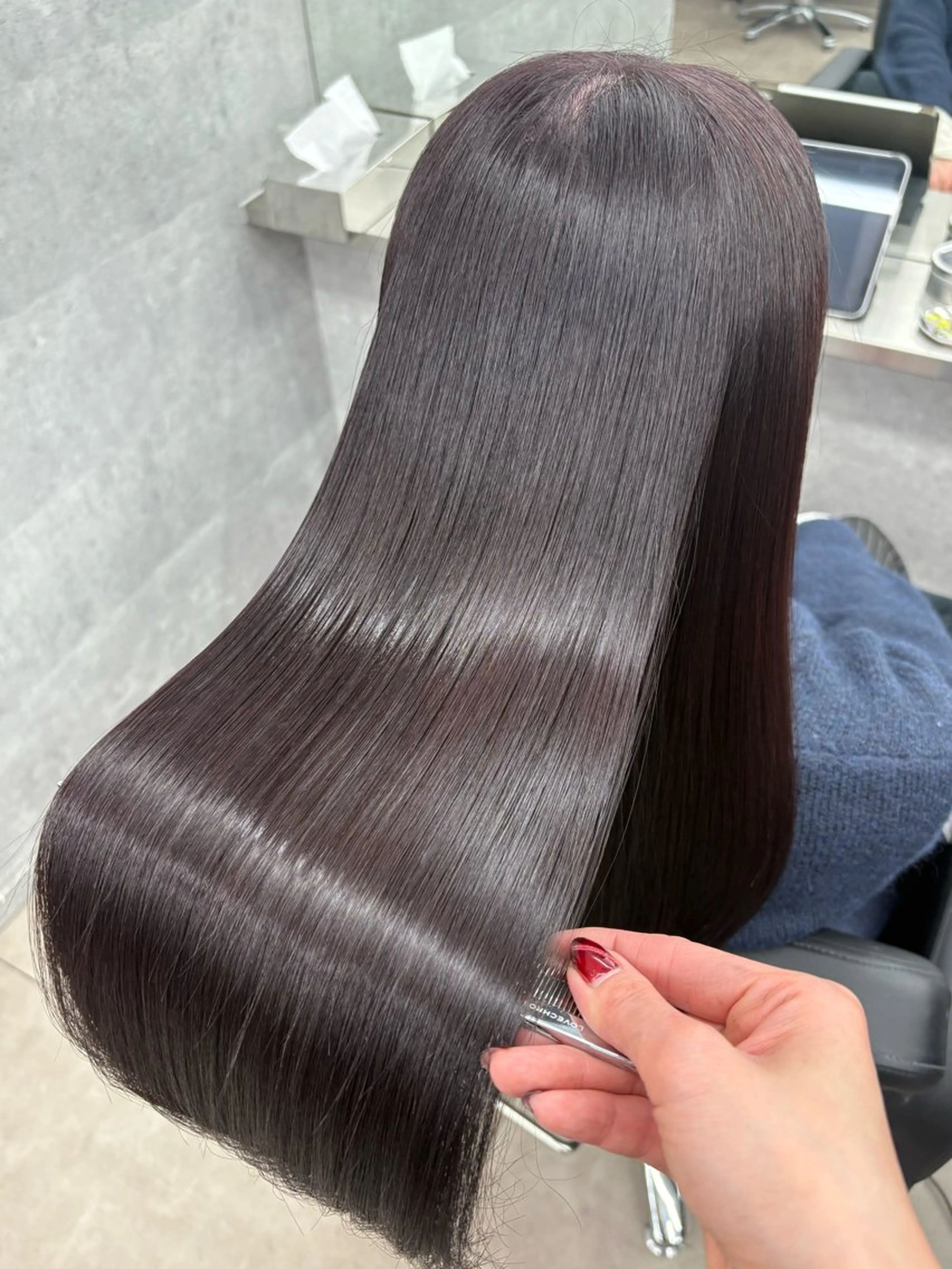 ロング カラー 髪質改善/ﾚｲﾔｰ ｶｯﾄ/店長/原島のヘアスタイル
