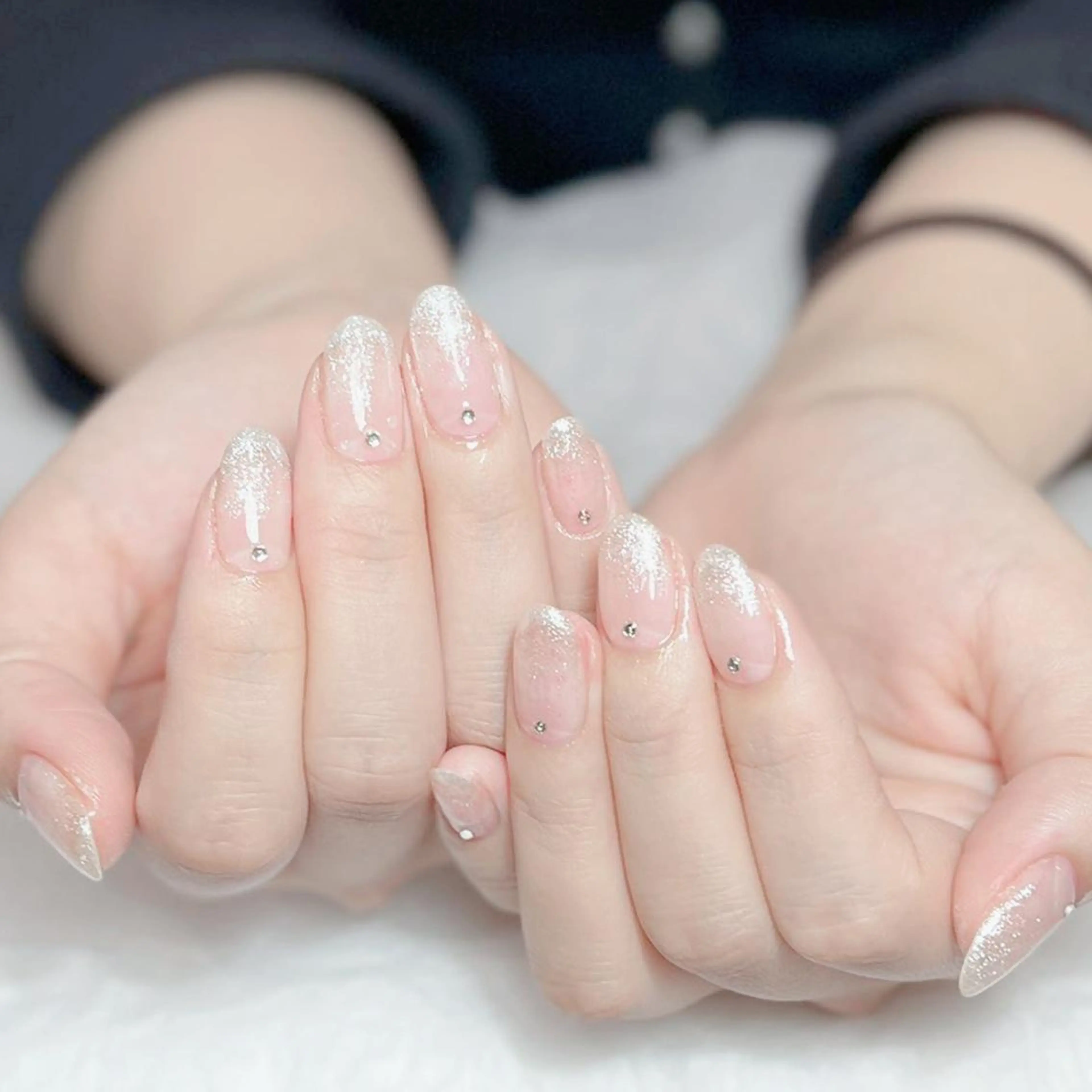 ネイル グラデーション ラメ(グリッター) ラメグラデーション Nail Monsterのネイルデザイン