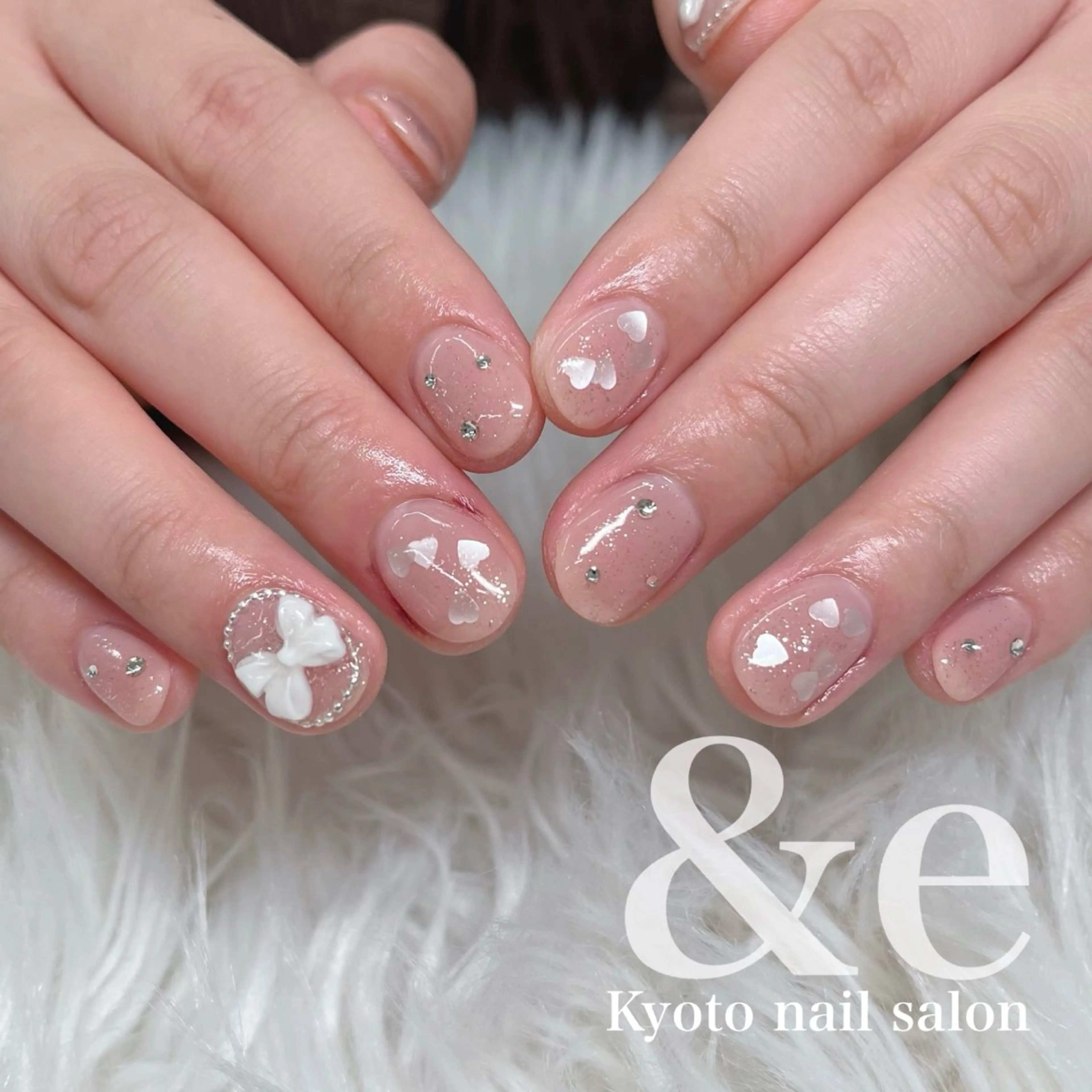 ネイル ピンク ハンドネイル nail salon &e ayanoのネイルデザイン