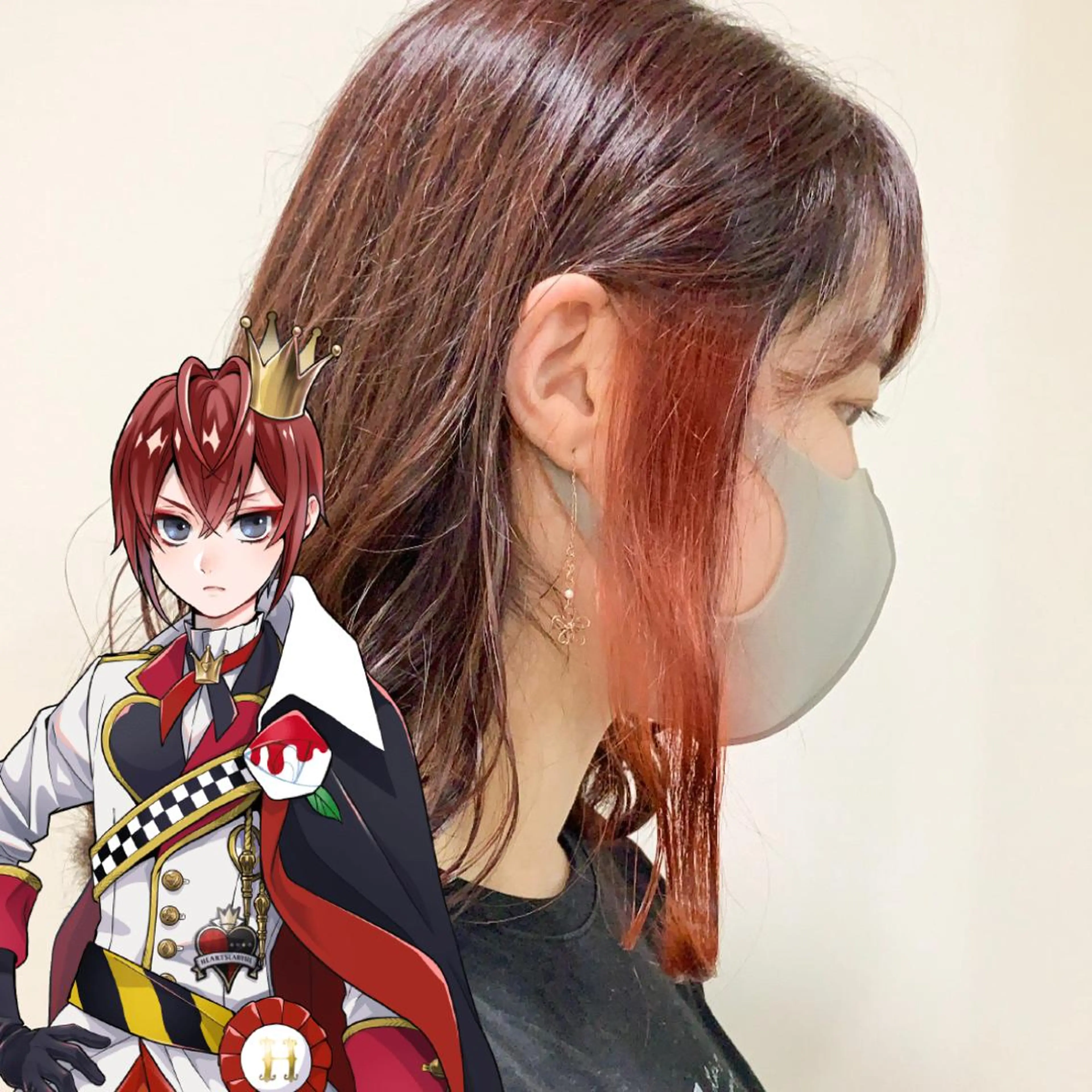 ミディアム カラー ヘアカラー トリートメント 縮毛矯正/髪質改善 /韓国風　山川春輝のヘアスタイル