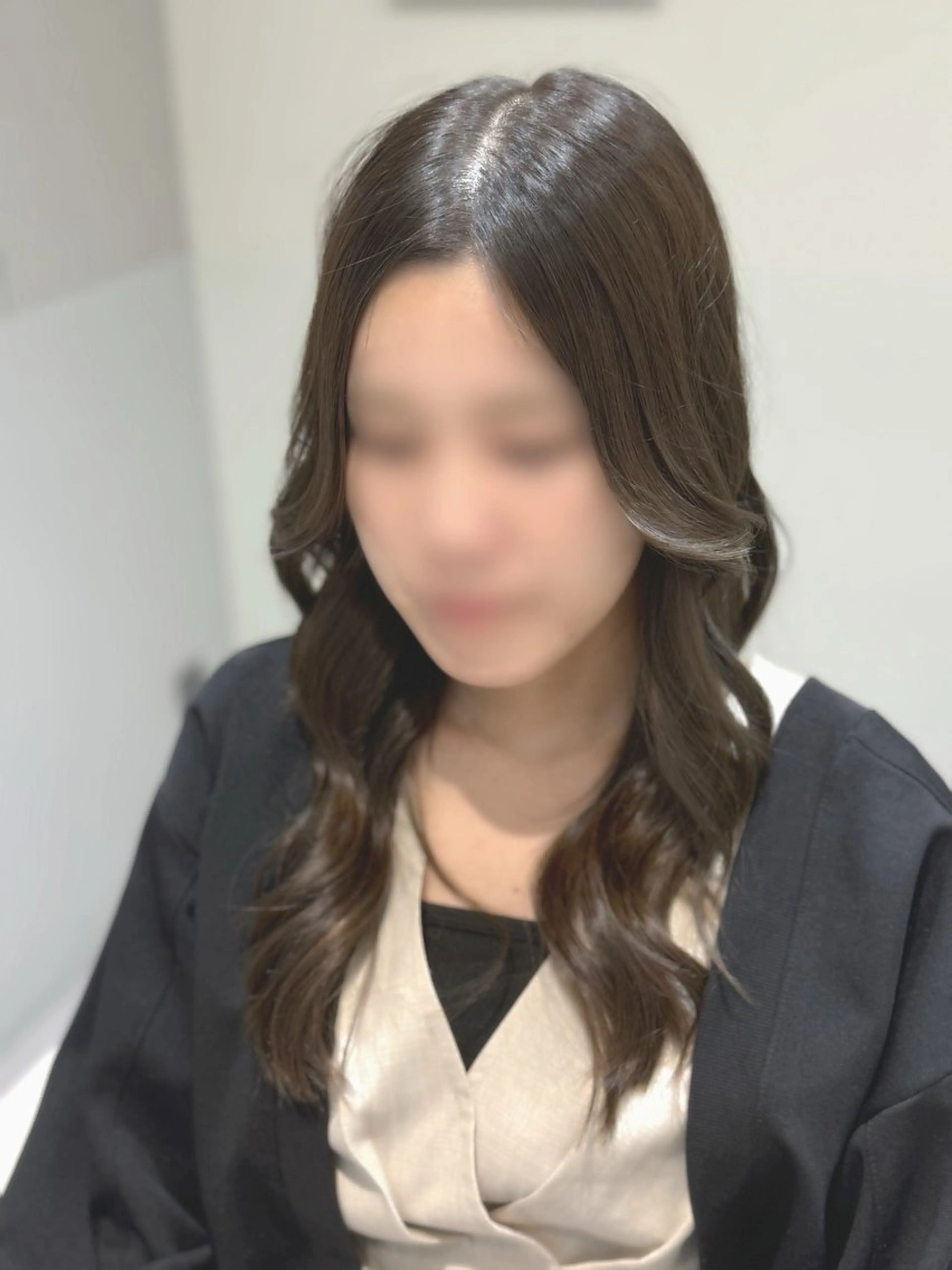 ミディアム カラー パーマ 巻ける美髪矯正/ 韓国ヘア/yutaのヘアスタイル