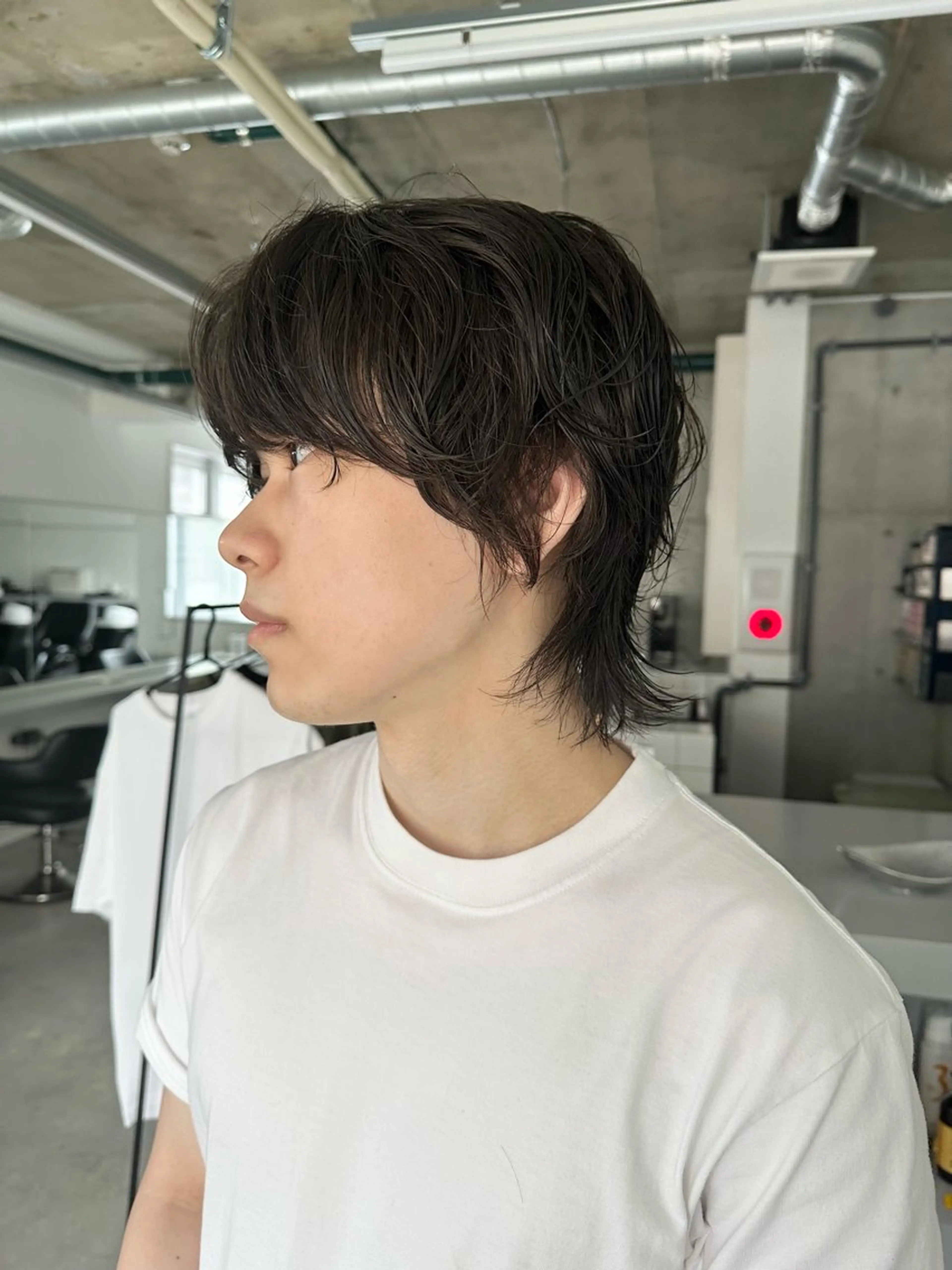 ショート パーマ メンズ マッシュウルフ マッシュ メンズウルフカット ウルフカット tension 【テンション】のヘアスタイル