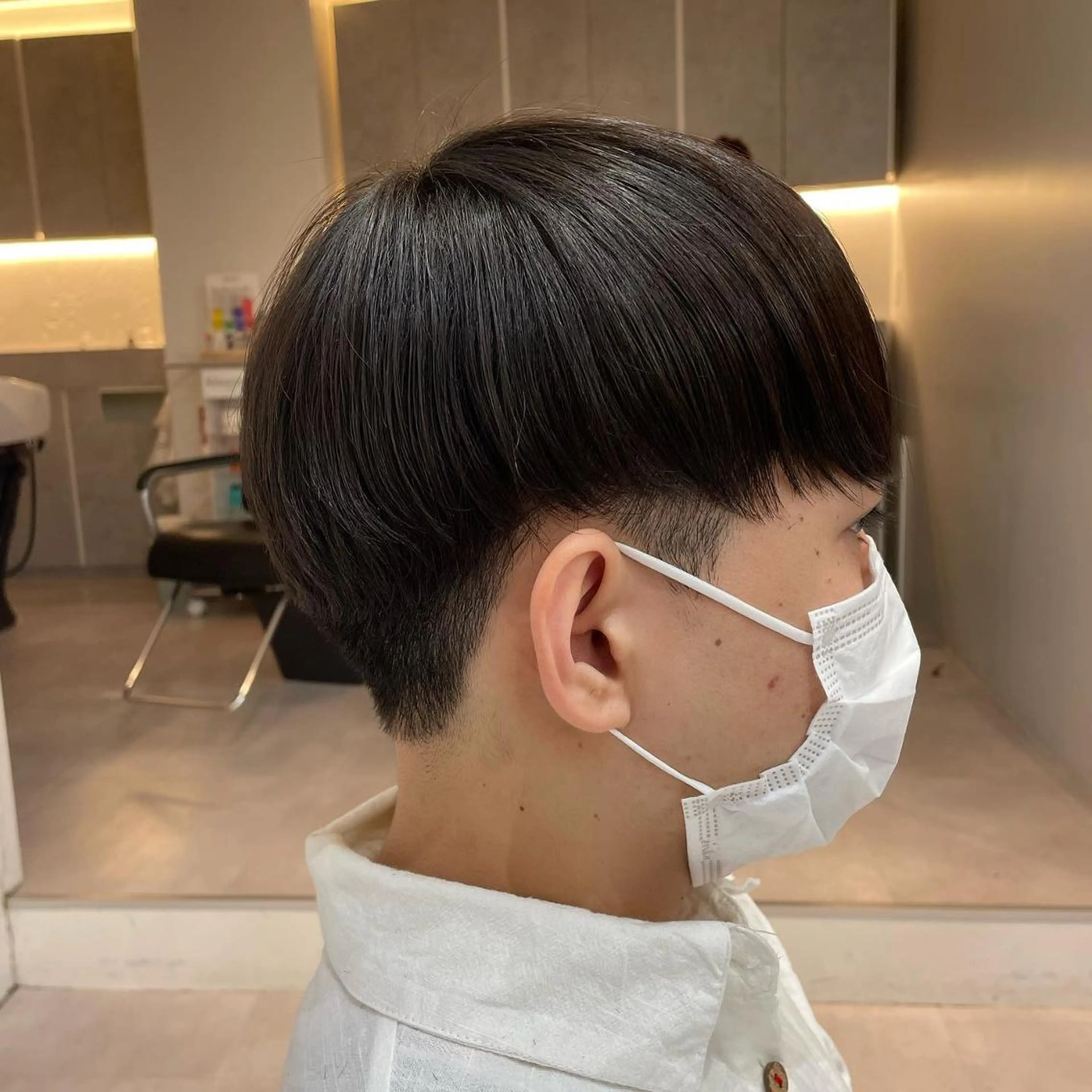 ショート 髪質改善× ハイライト溝江のヘアスタイル