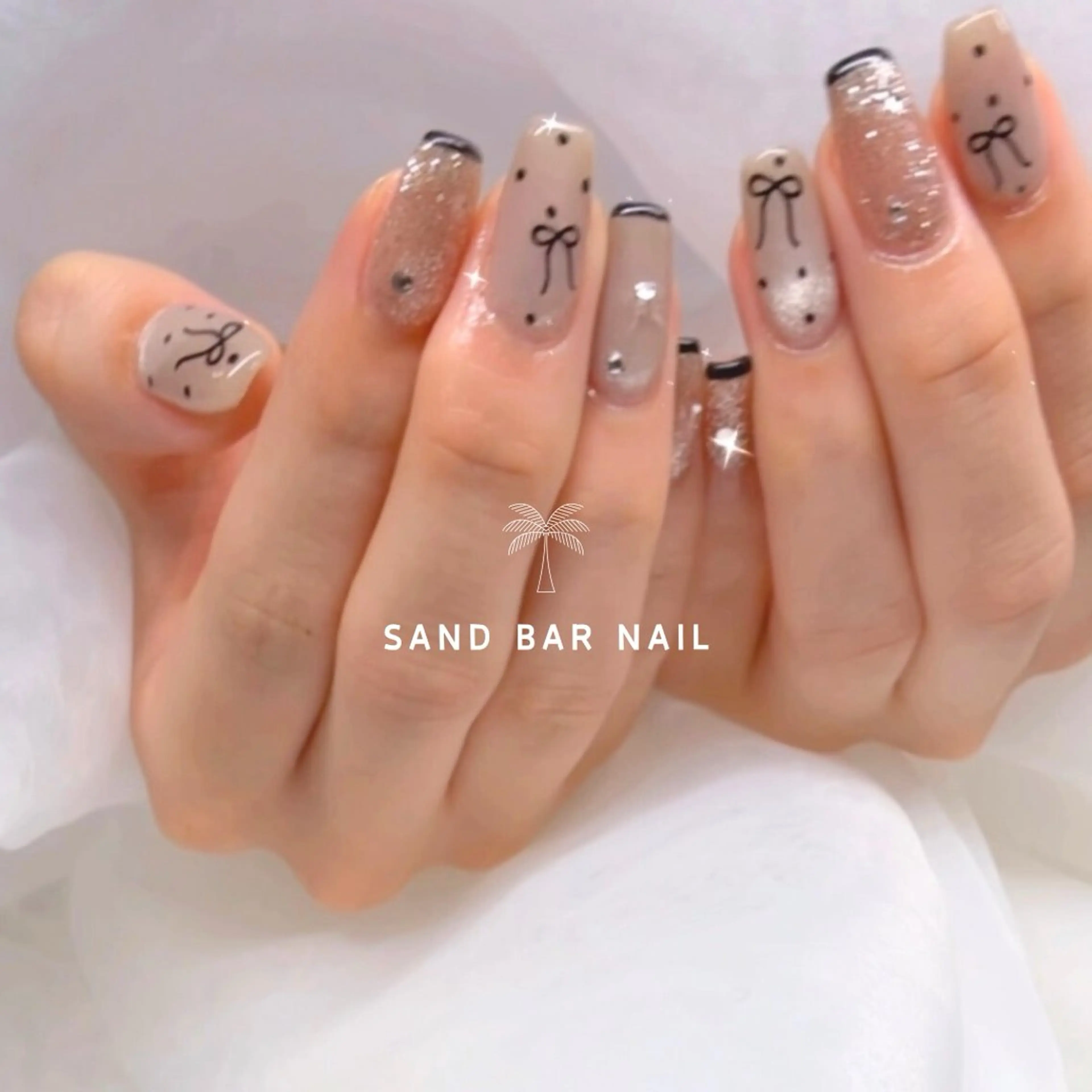 ネイル 持ち込み ハンドネイル SAND BAR  NAILのネイルデザイン