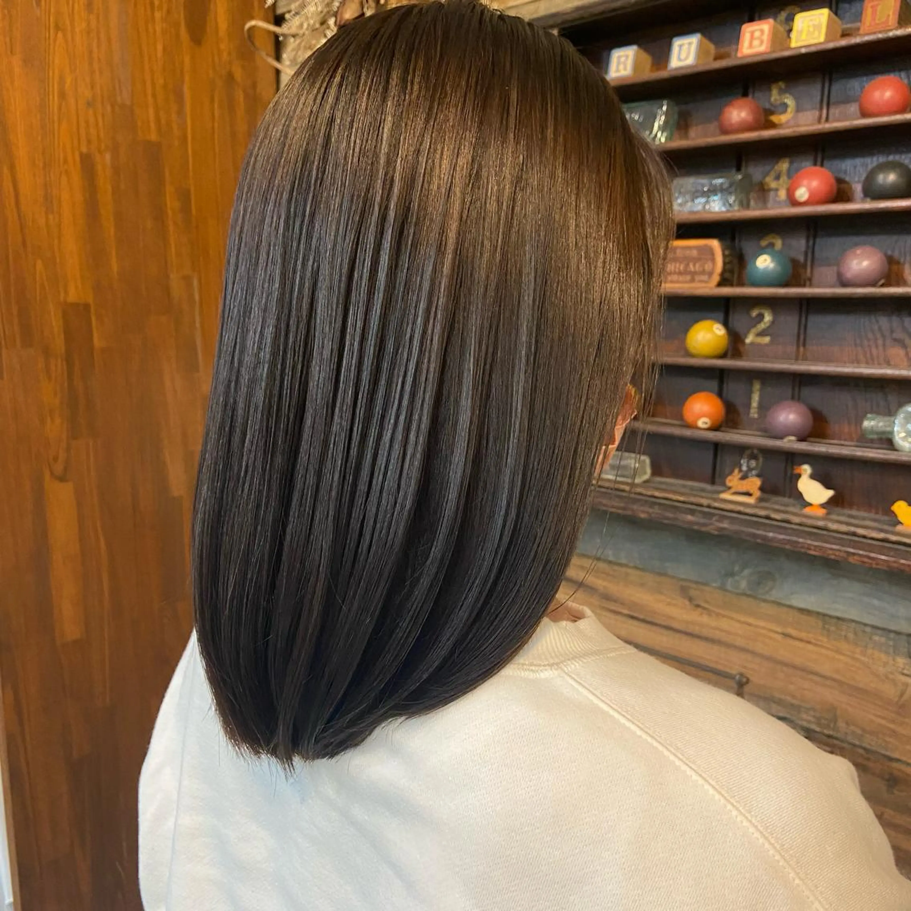 セミロング カラー ヘアカラー RuBell所属・川崎 かなでのヘアスタイル