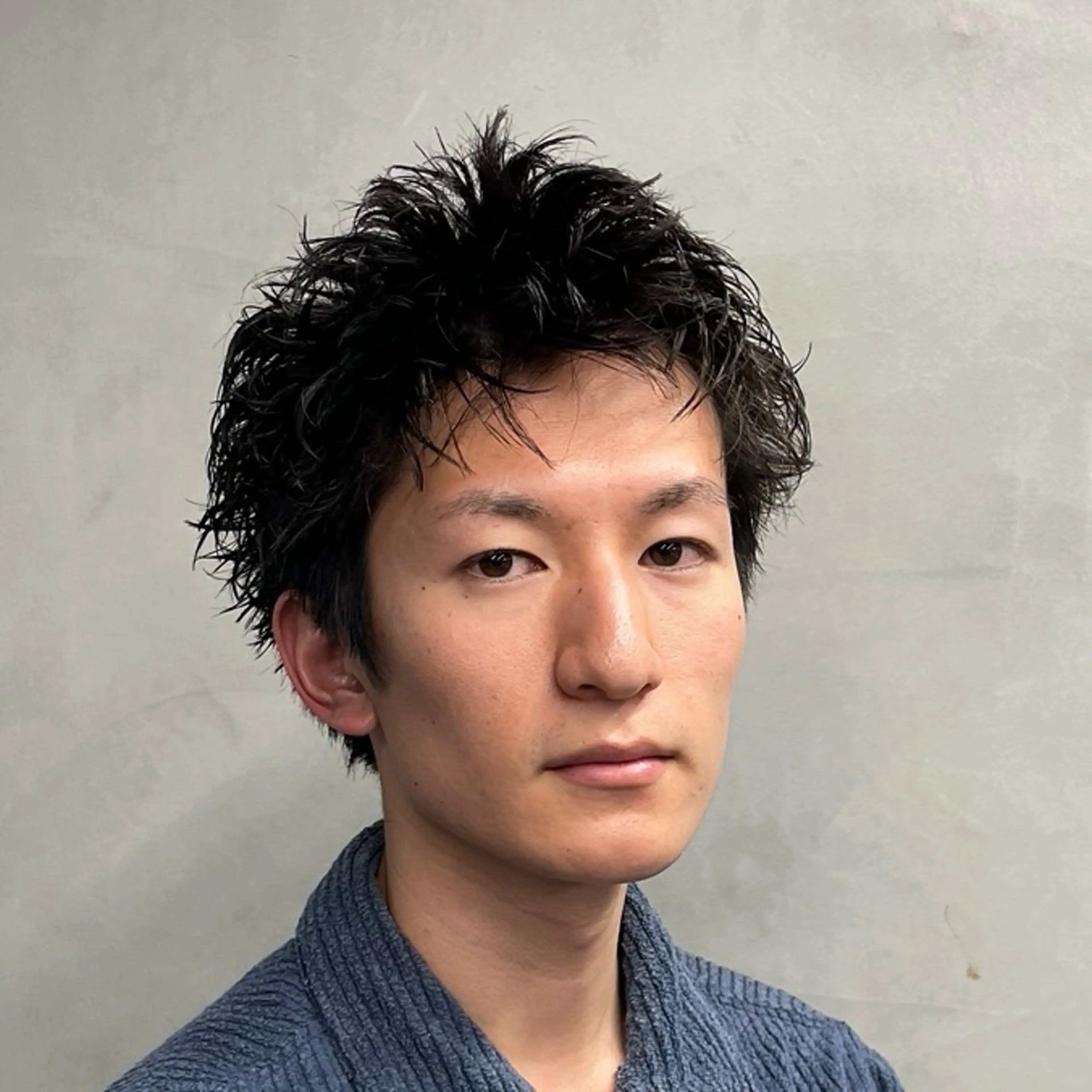 ショート パーマ ヘアアレンジ メンズ カット パーマ fifth Tokyo所属・fifth 石川 凪のヘアスタイル