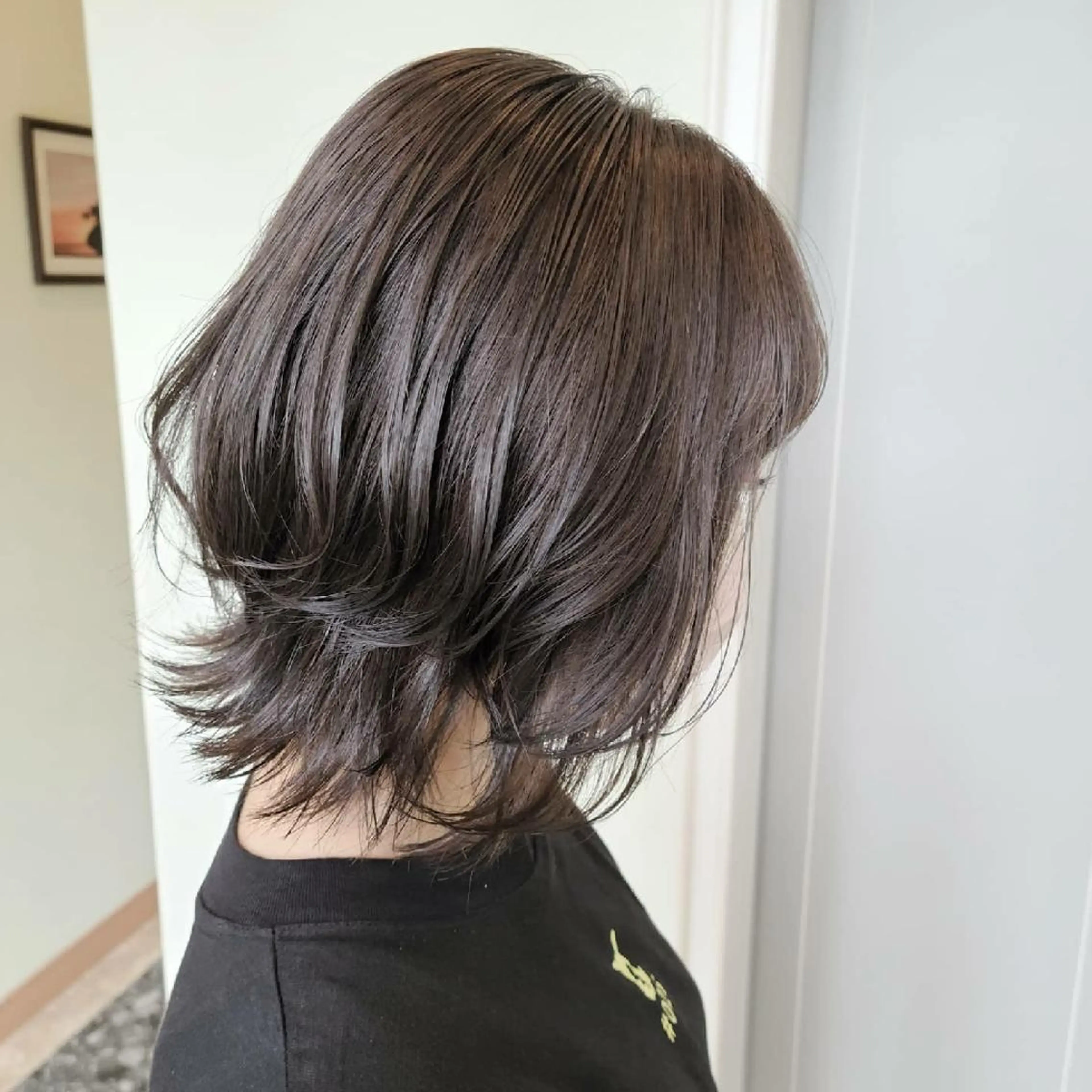 ミディアム カラー ミディアムパーマ グレージュ 【ネウィ天王寺 】seiyaのヘアスタイル