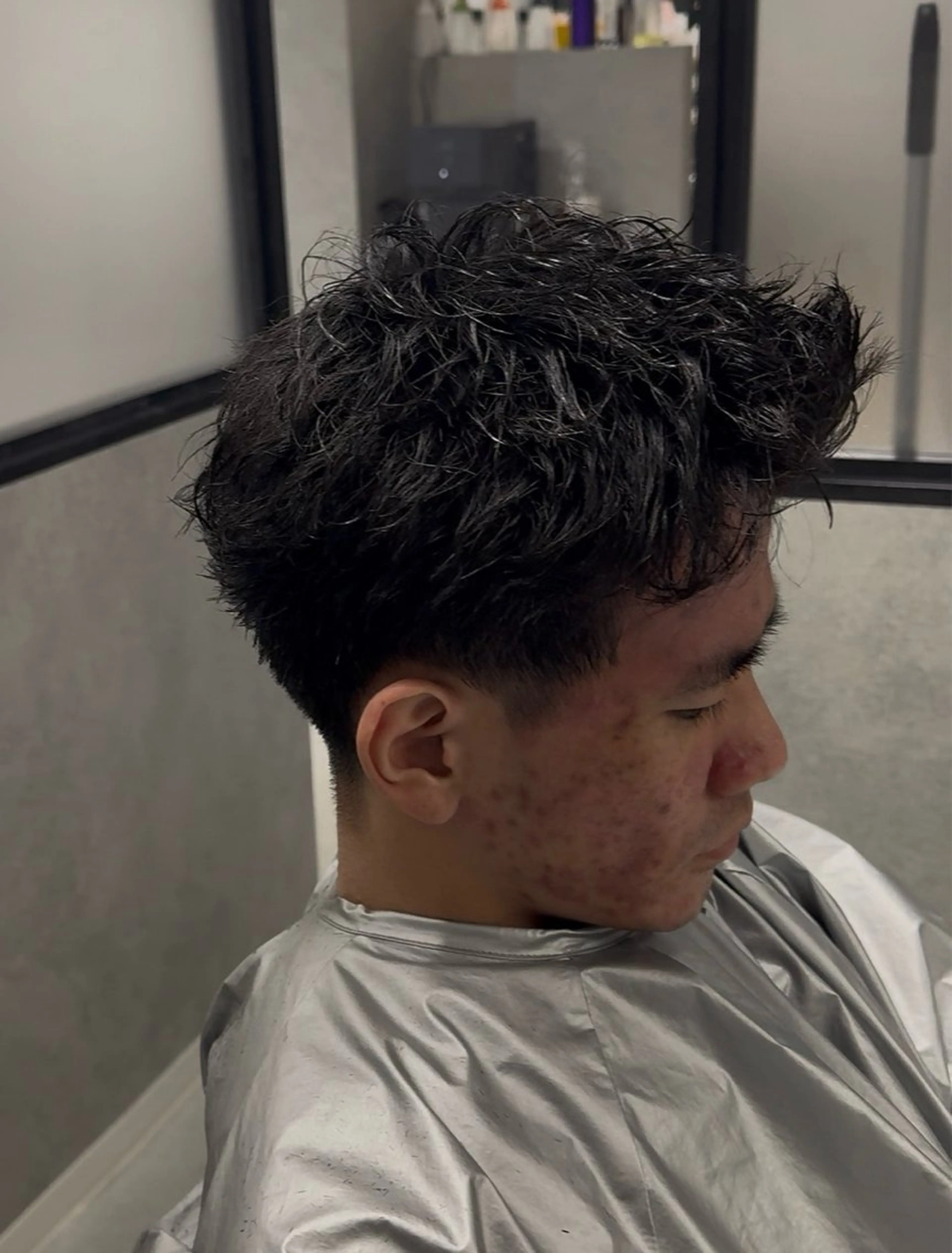 ショート パーマ 【海外ボーイ風】 竹元恒太のヘアスタイル