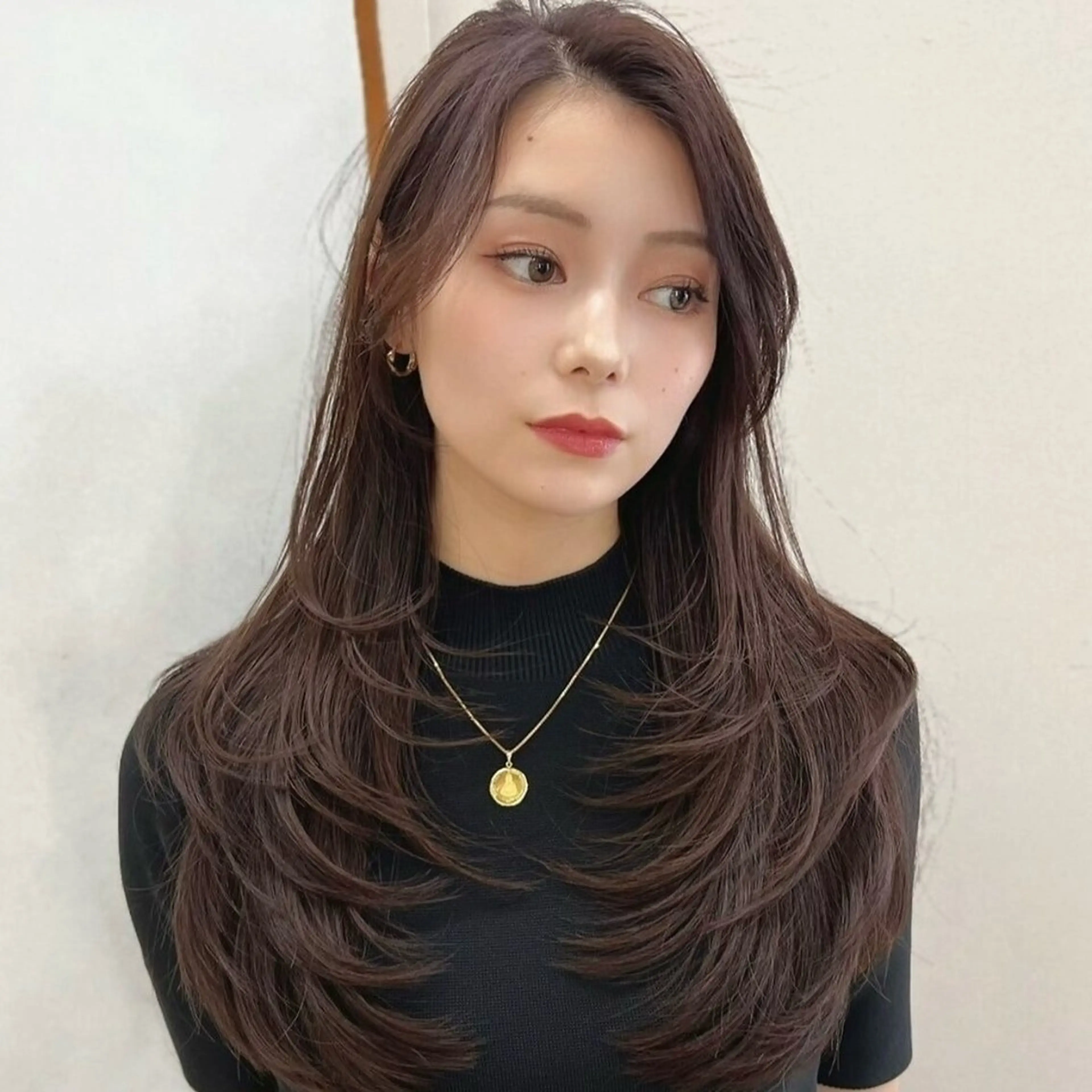 ロング ロングレイヤー 韓国風ヘア レイヤーカット ロング 似合わせレイヤー ×髪質改善✨NOJIのヘアスタイル