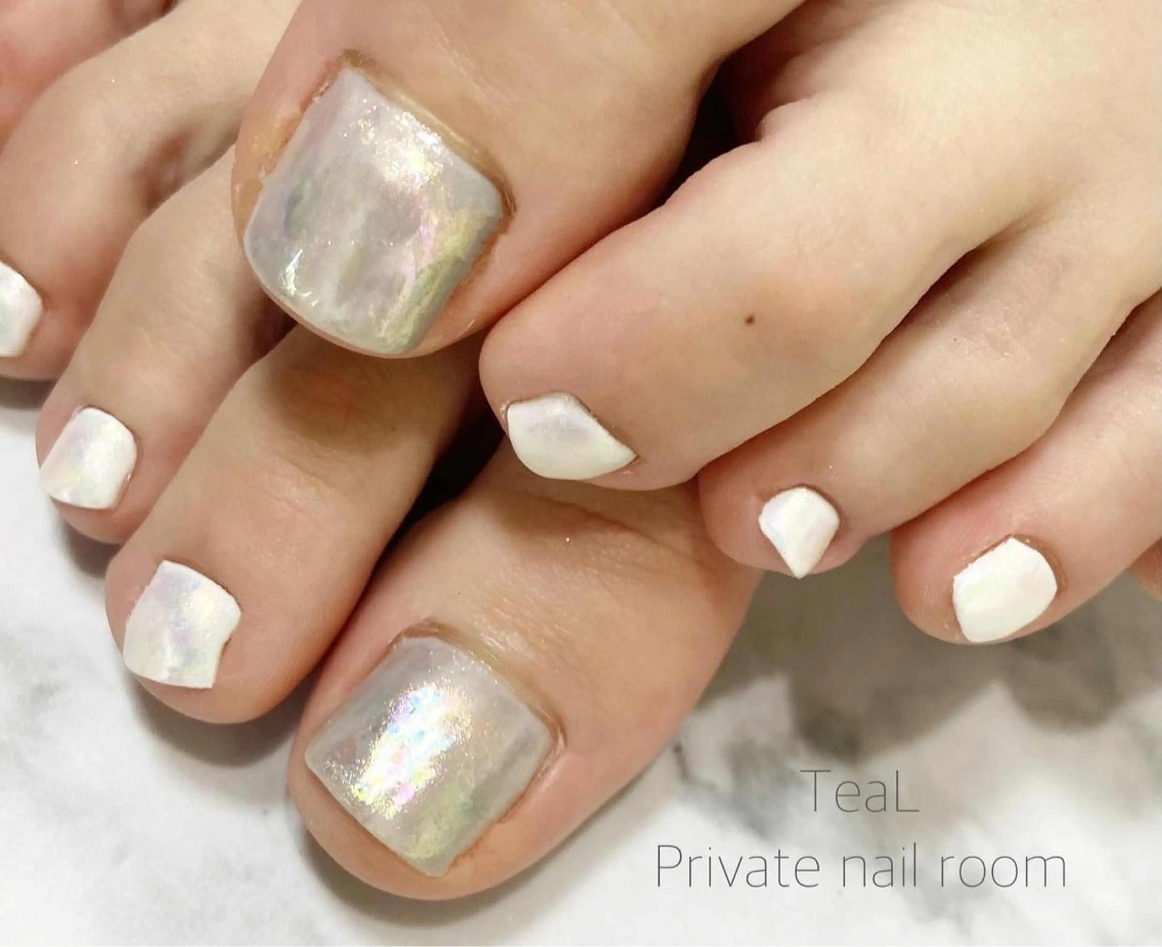 ネイル フットネイル TeaL nailのネイルデザイン