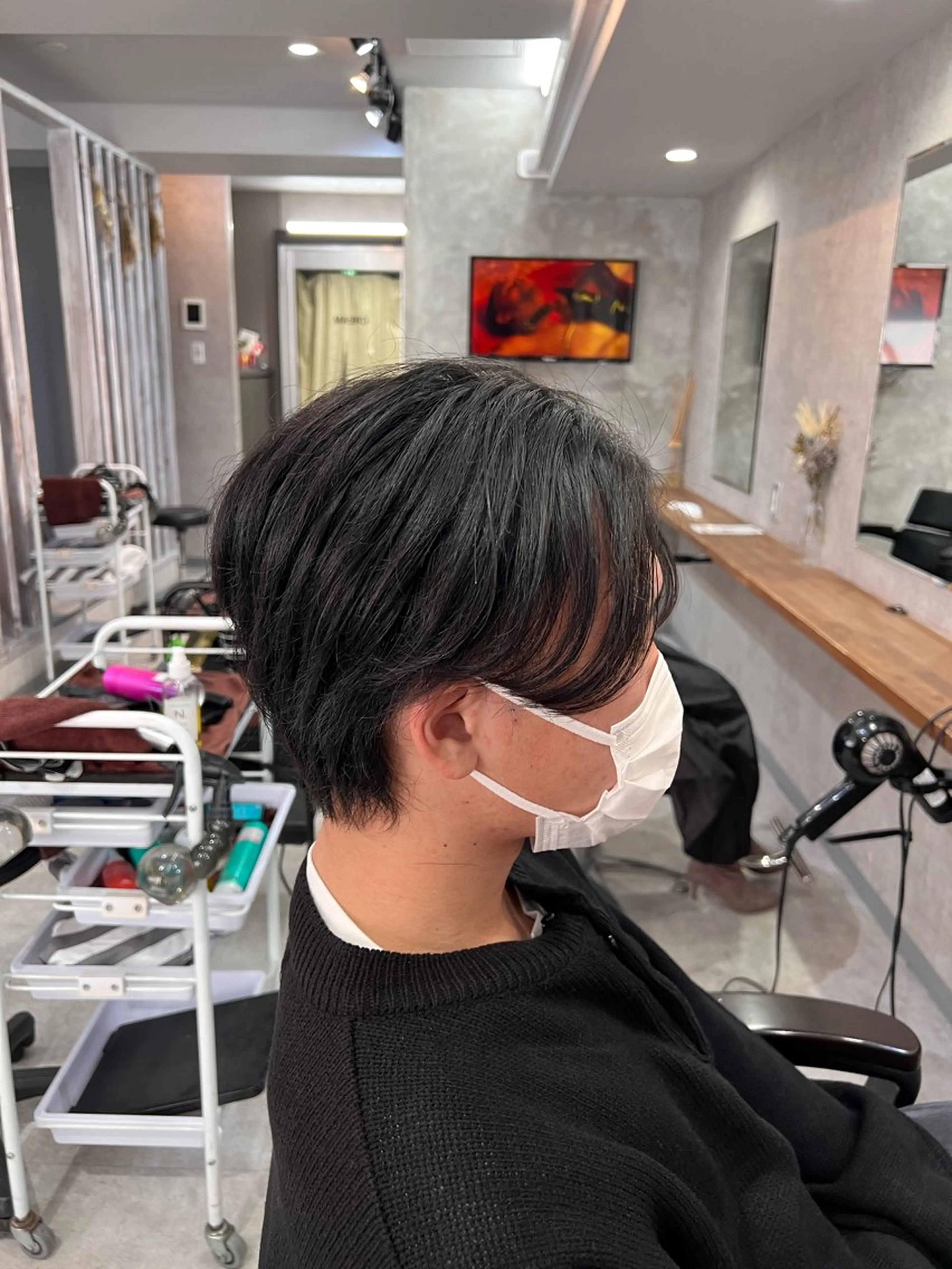 パーマ メンズ 山下 光太郎のヘアスタイル