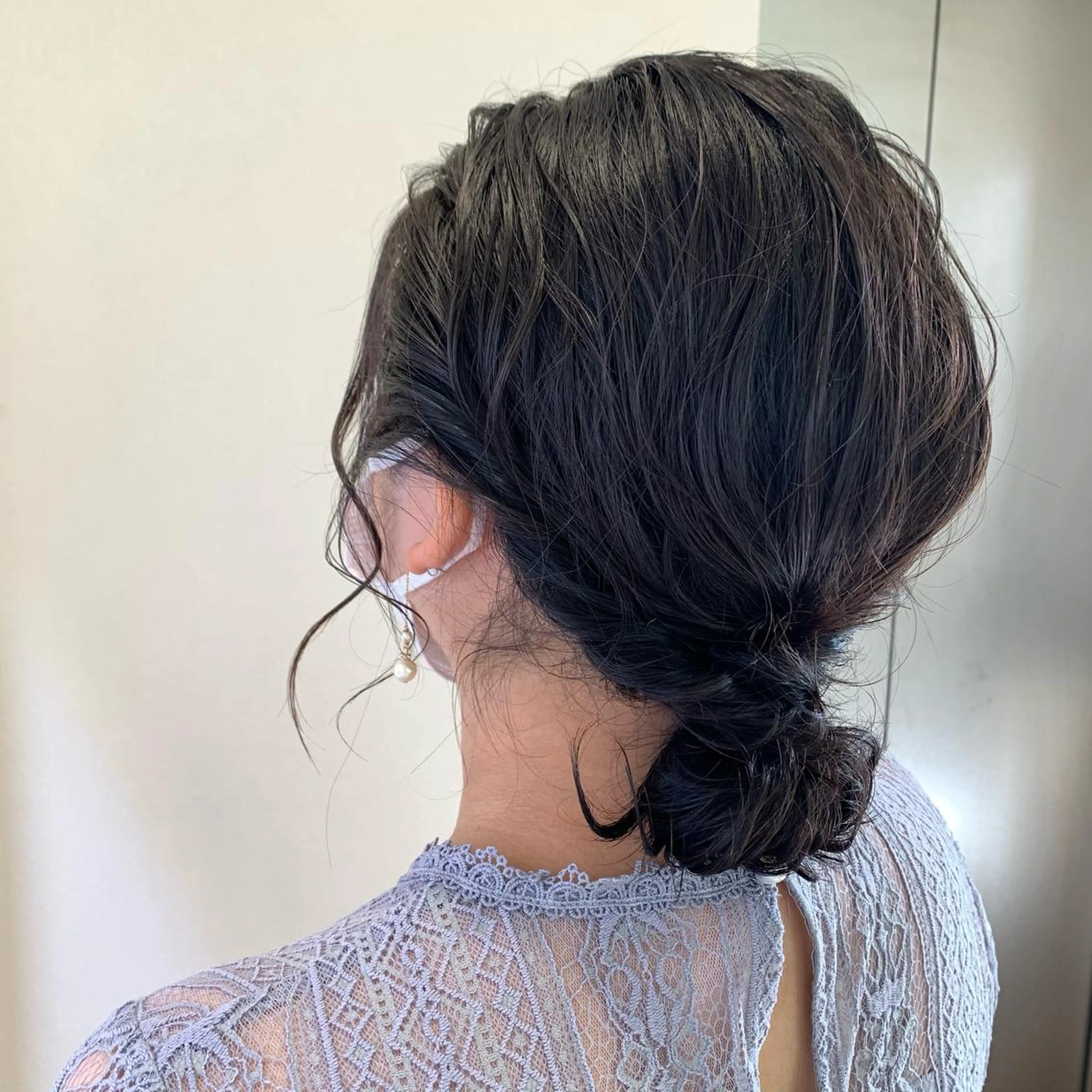 ショート ヘアアレンジ ヘアセット サソウ ユリエ🥥のヘアスタイル