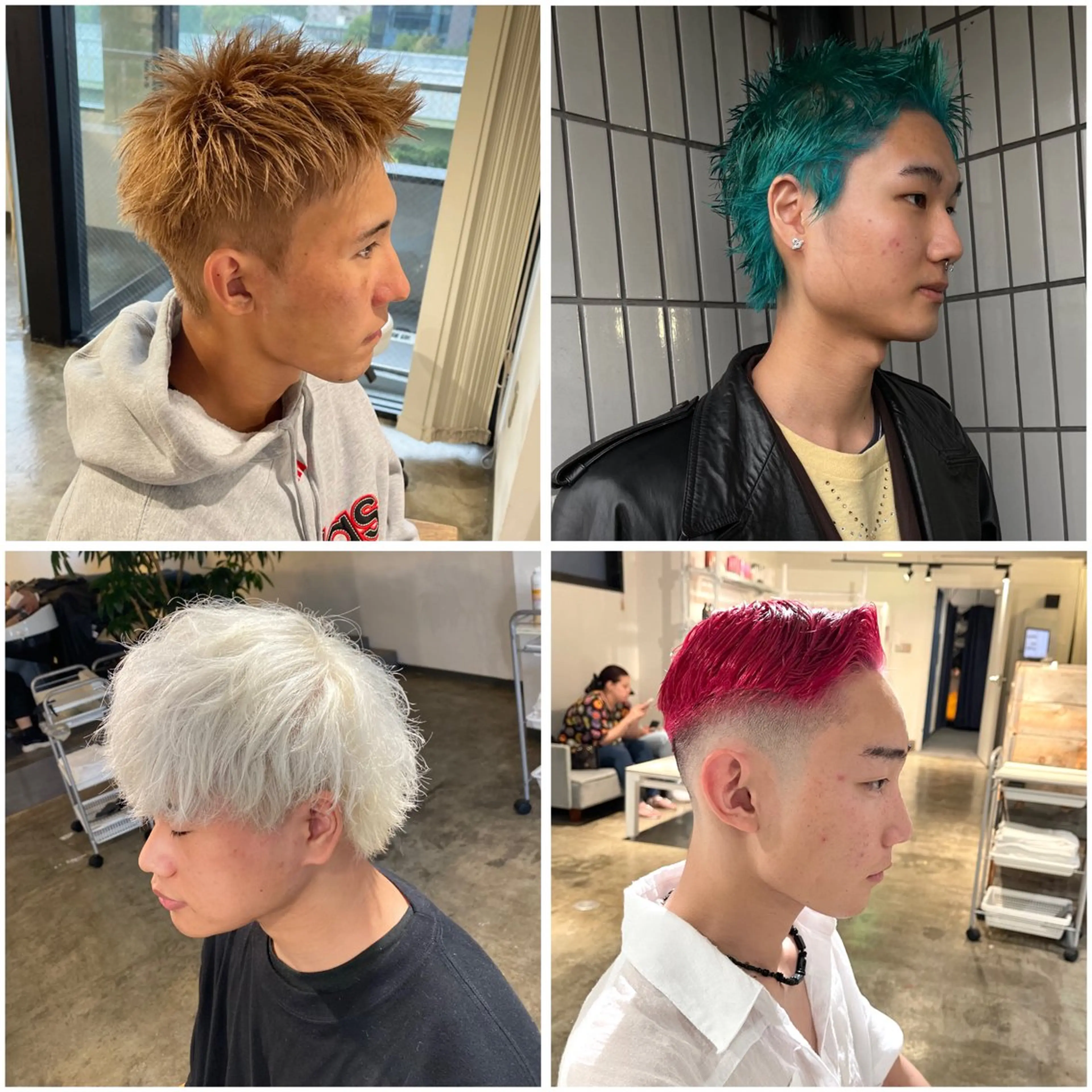 👦🏼メンズ限定👦🏼ケアブリーチカラー⭐️外国人風メンズバレイヤージュ、ハイライト⭐️🔥デザインなんでもOK🔥の写真