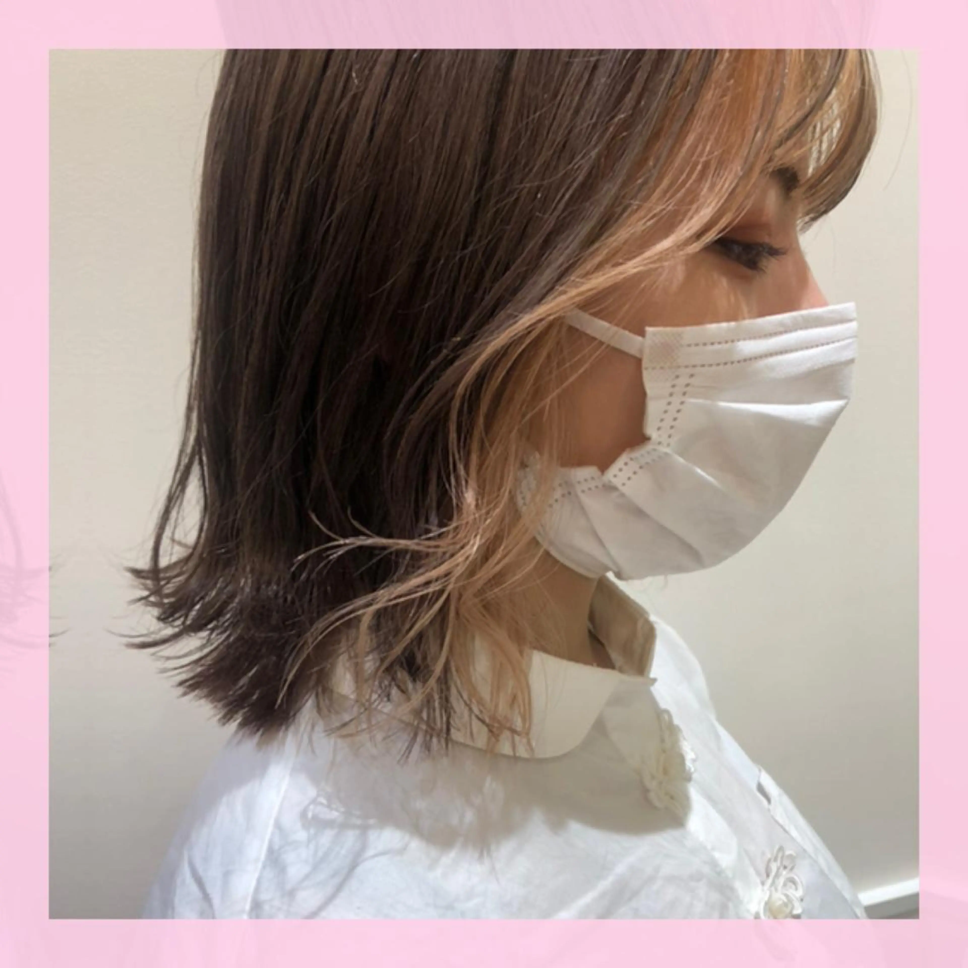 ミディアム カラー カット ヘアカラー plum.所属・🍒前川 🍒のヘアスタイル