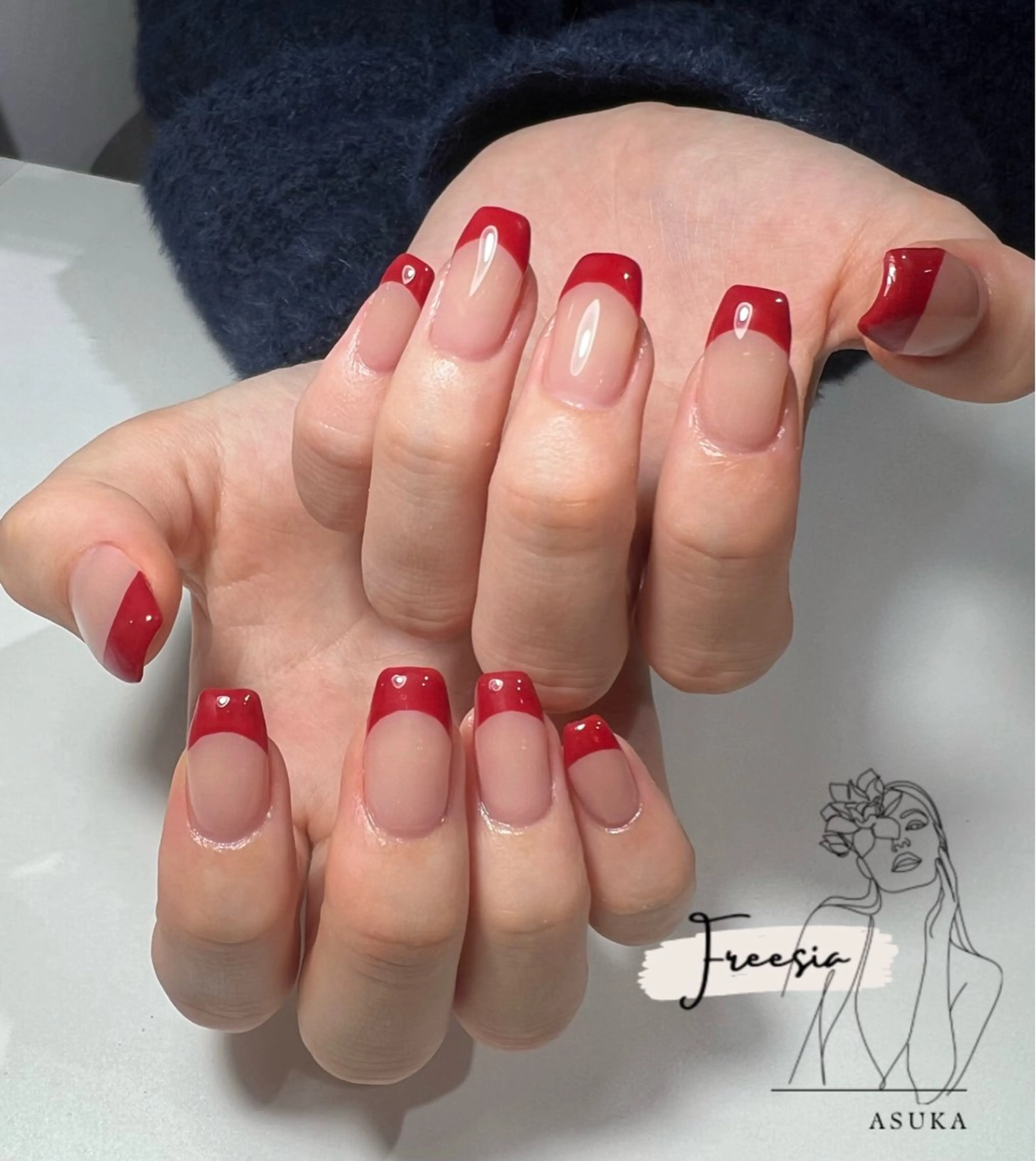 ネイル フレンチネイル ハンドネイル hills nail /Asukaのネイルデザイン