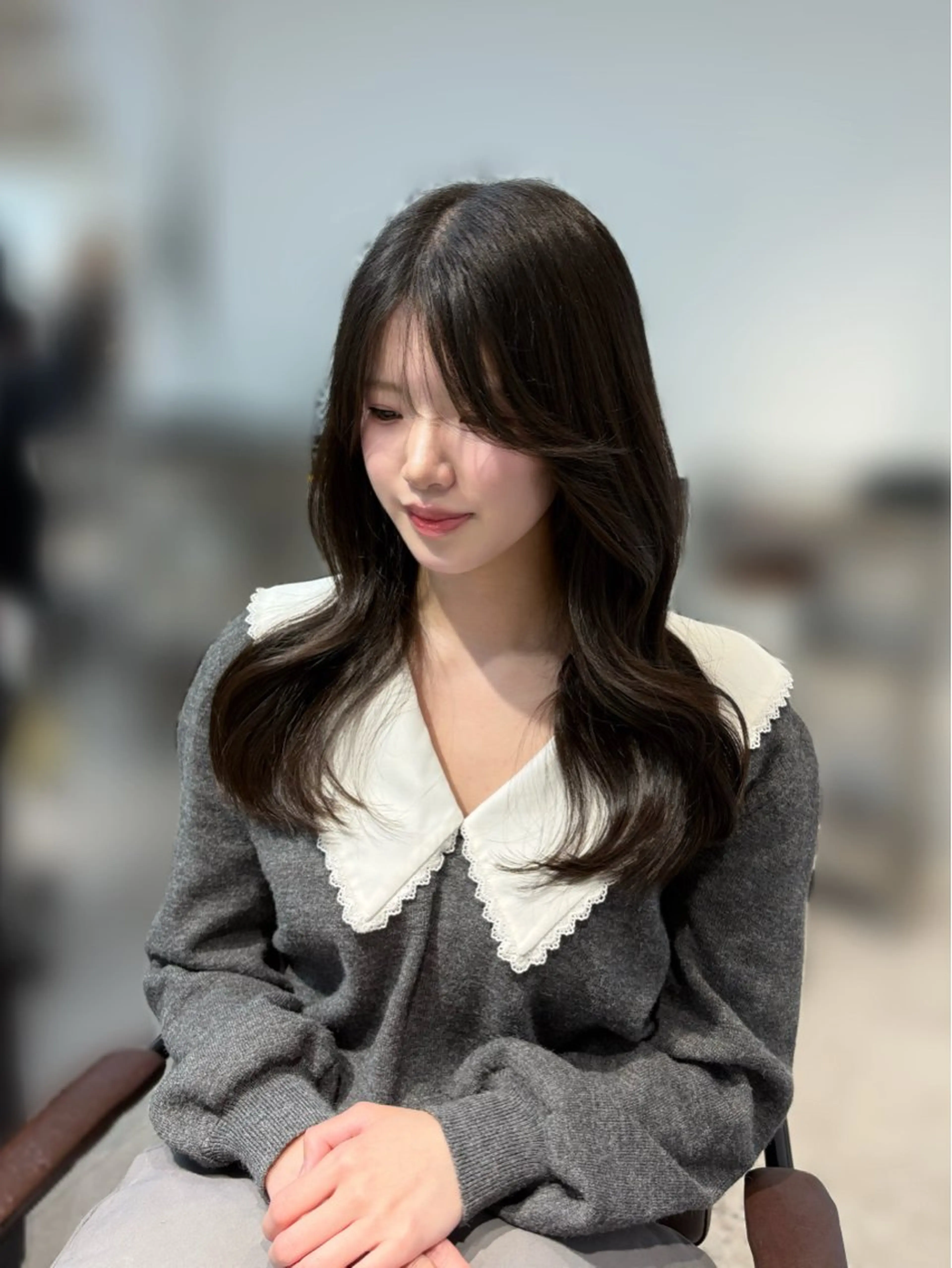 ロング カット nina/髪質改善 /柔らかな艶髪🫧のヘアスタイル